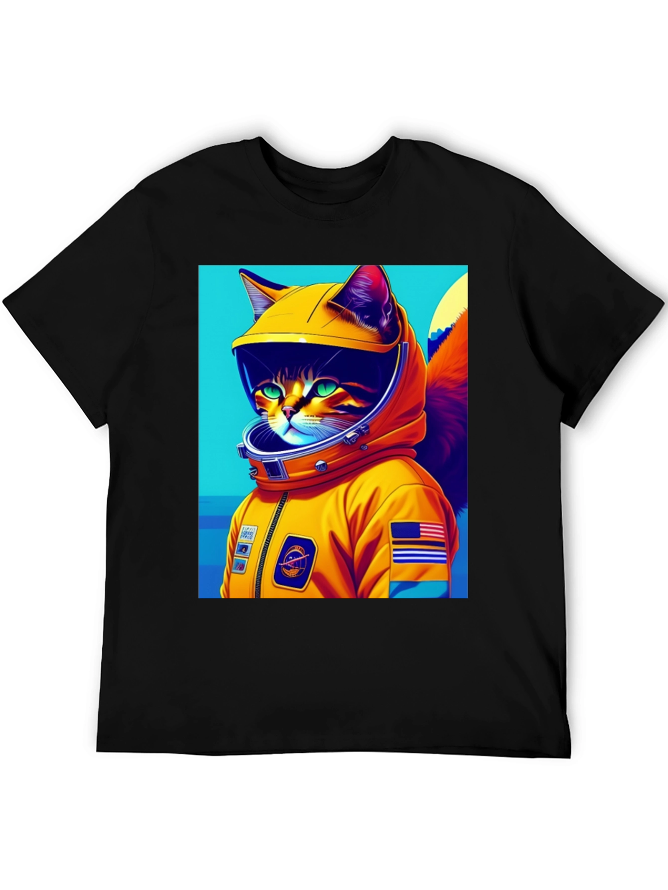 Cosmic Cat Astronaut T-Shirt - Space Adventure!