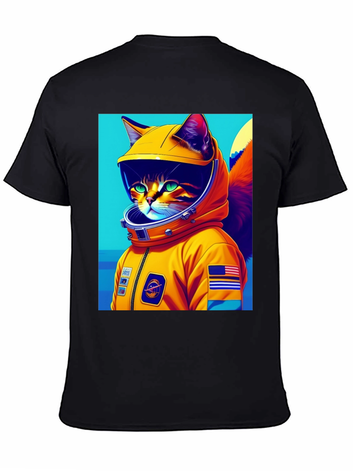 Cosmic Cat Astronaut T-Shirt - Space Adventure!