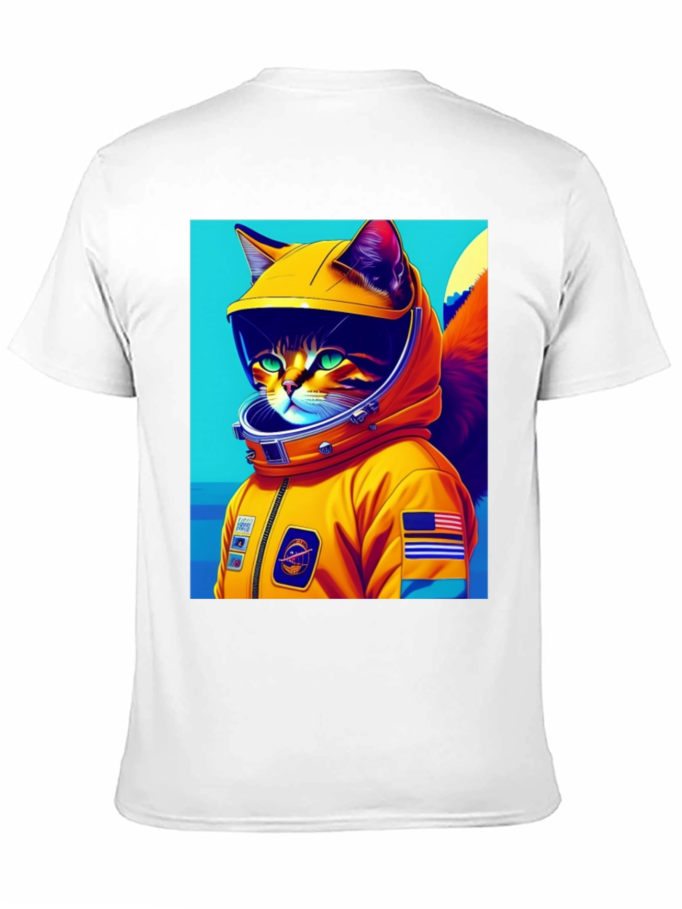 Cosmic Cat Astronaut T-Shirt - Space Adventure!