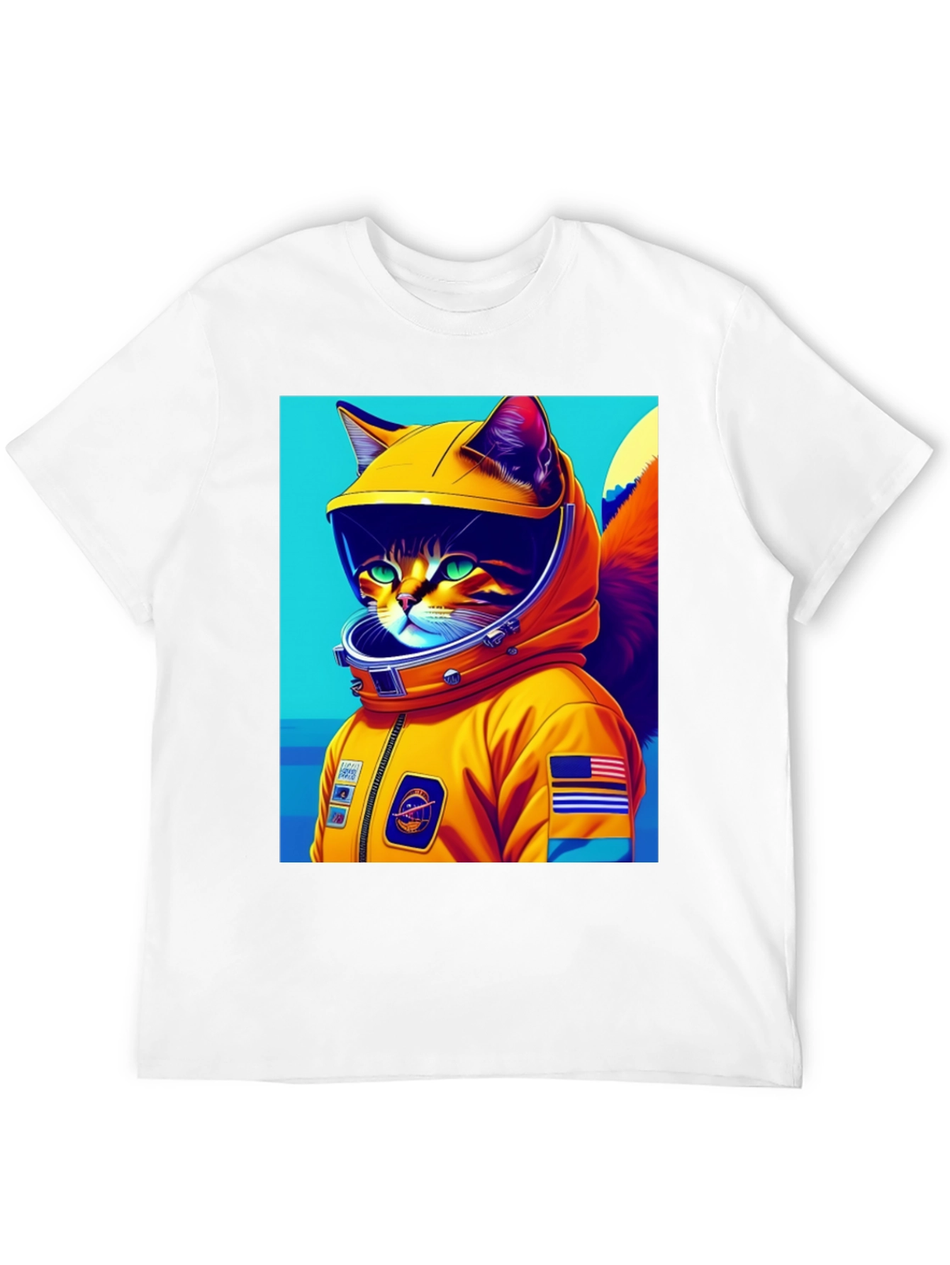 Cosmic Cat Astronaut T-Shirt - Space Adventure!
