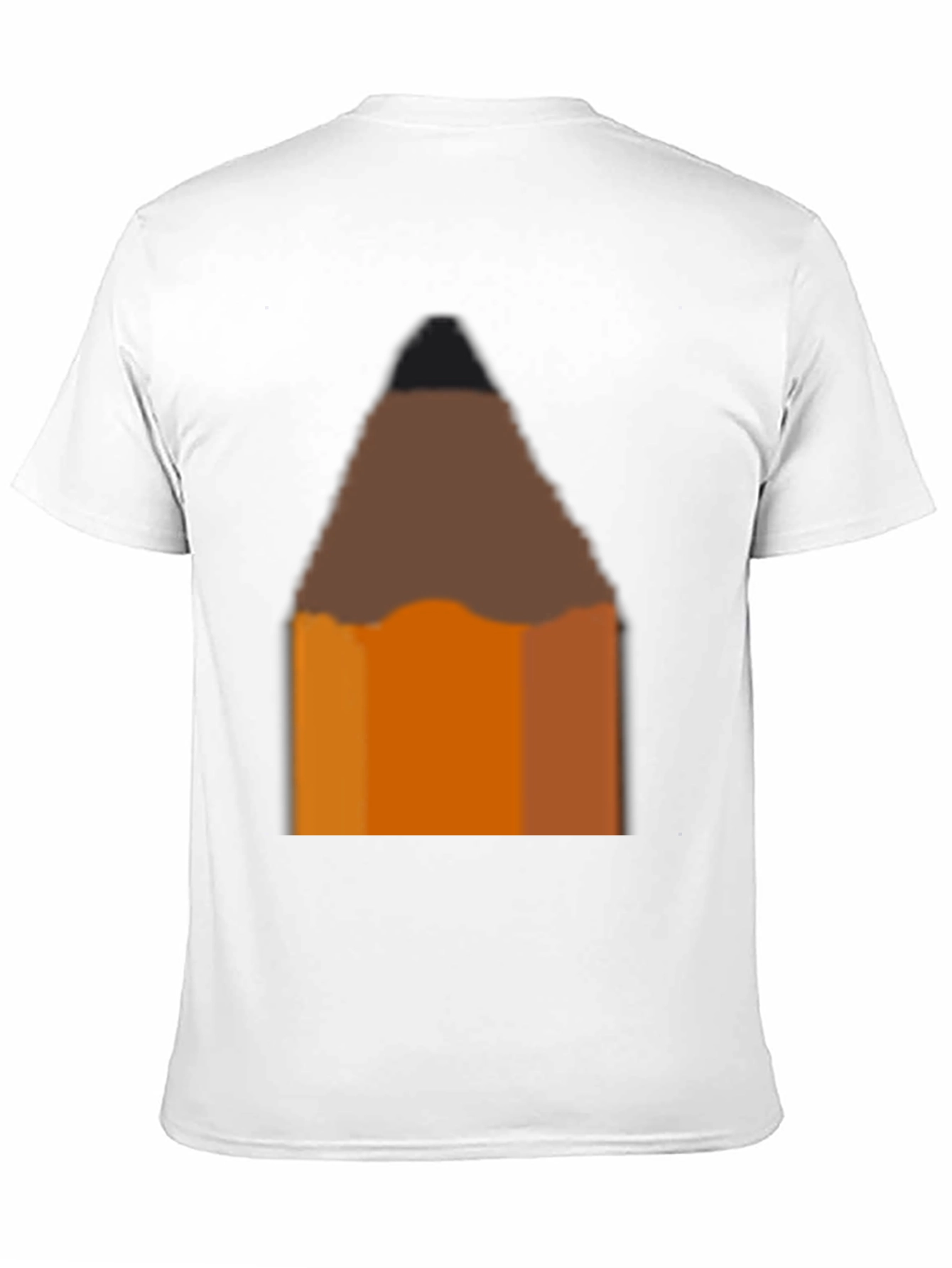 Pencil Graphic Black T-Shirt - Artsy Casual Tee