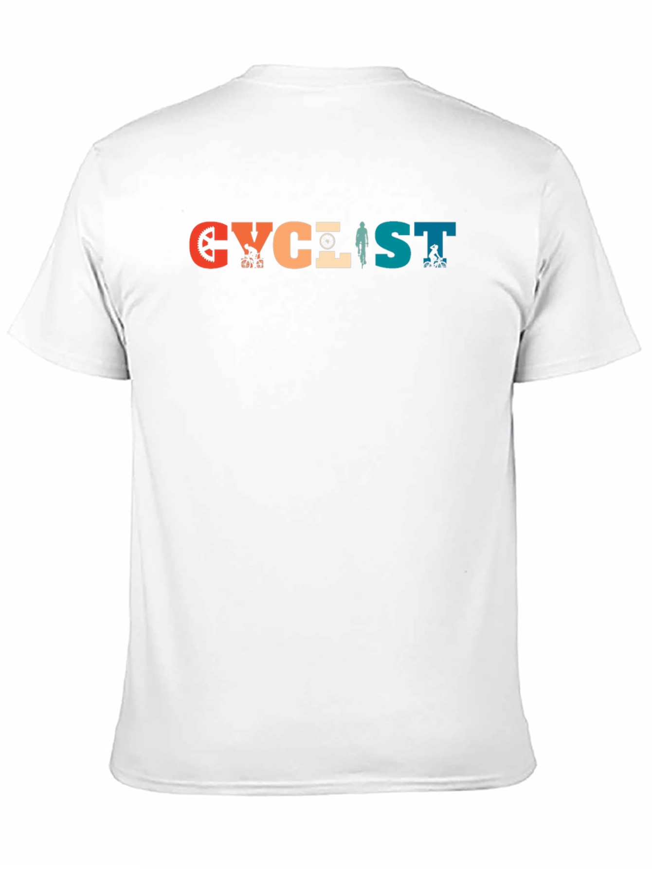 Cyclist Retro Graphic T-Shirt - Black