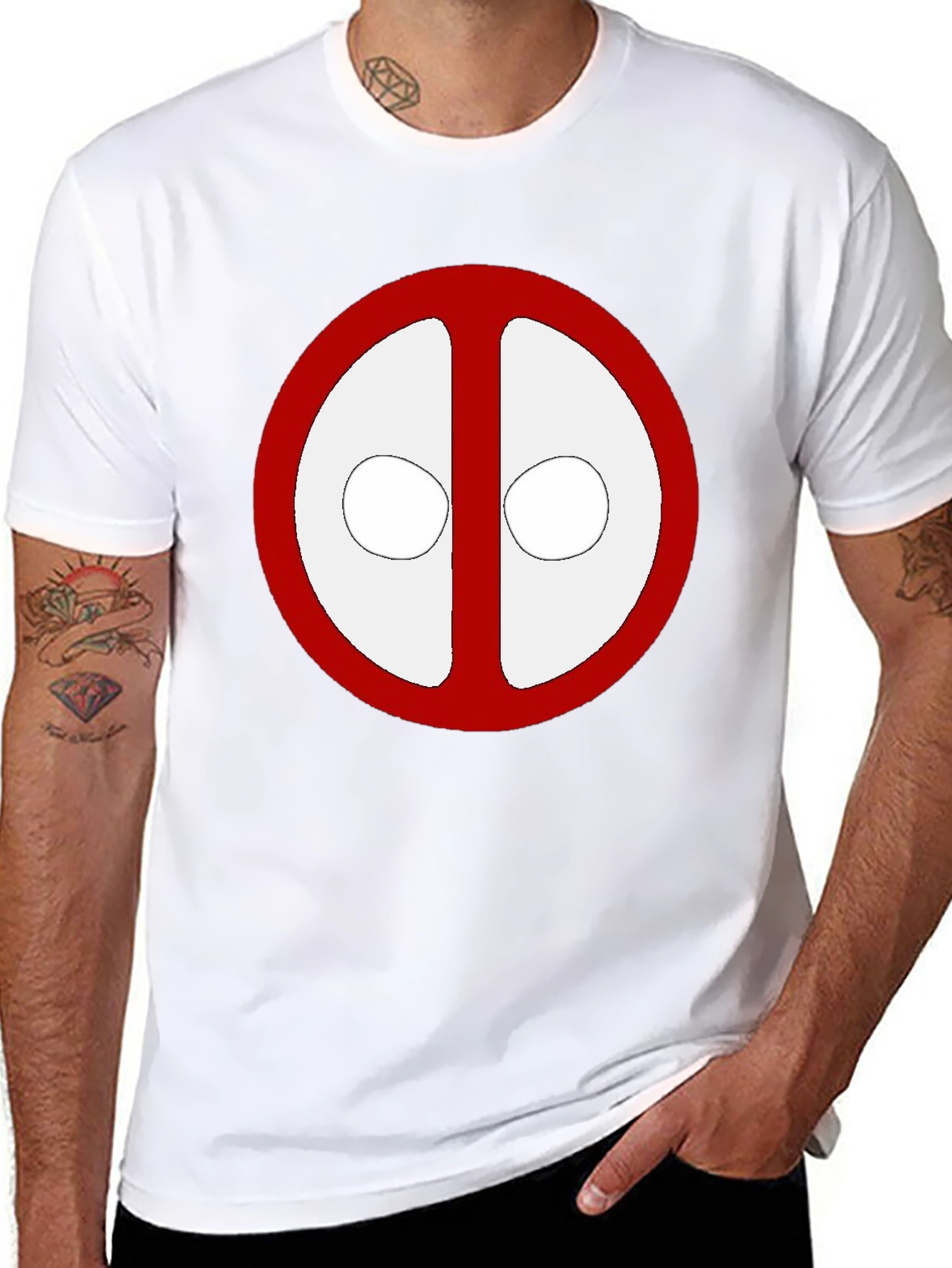 Deadpool Inspired Graphic T-Shirt
