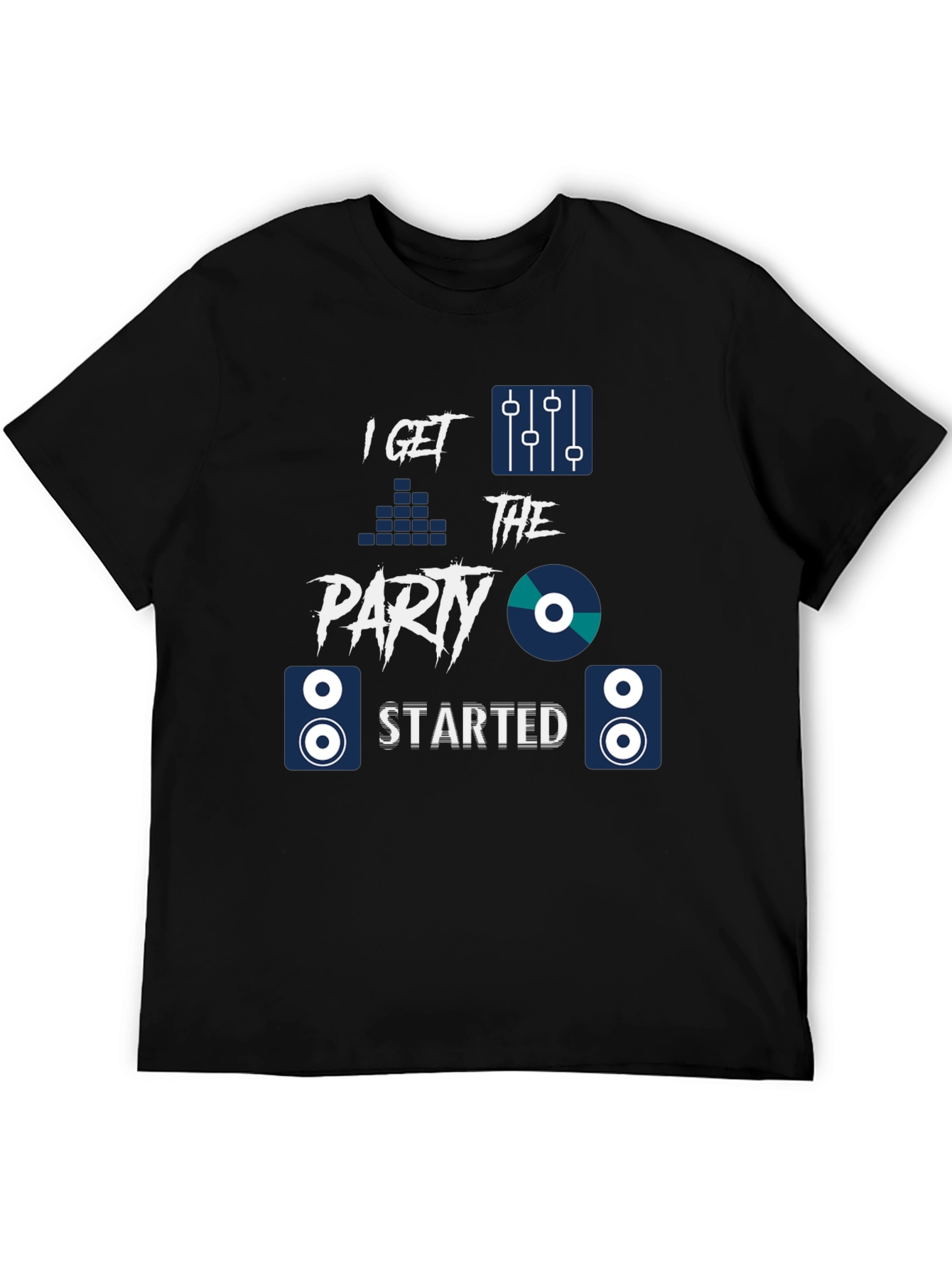 Party Starter Graphic Tee - DJ Music Shirt