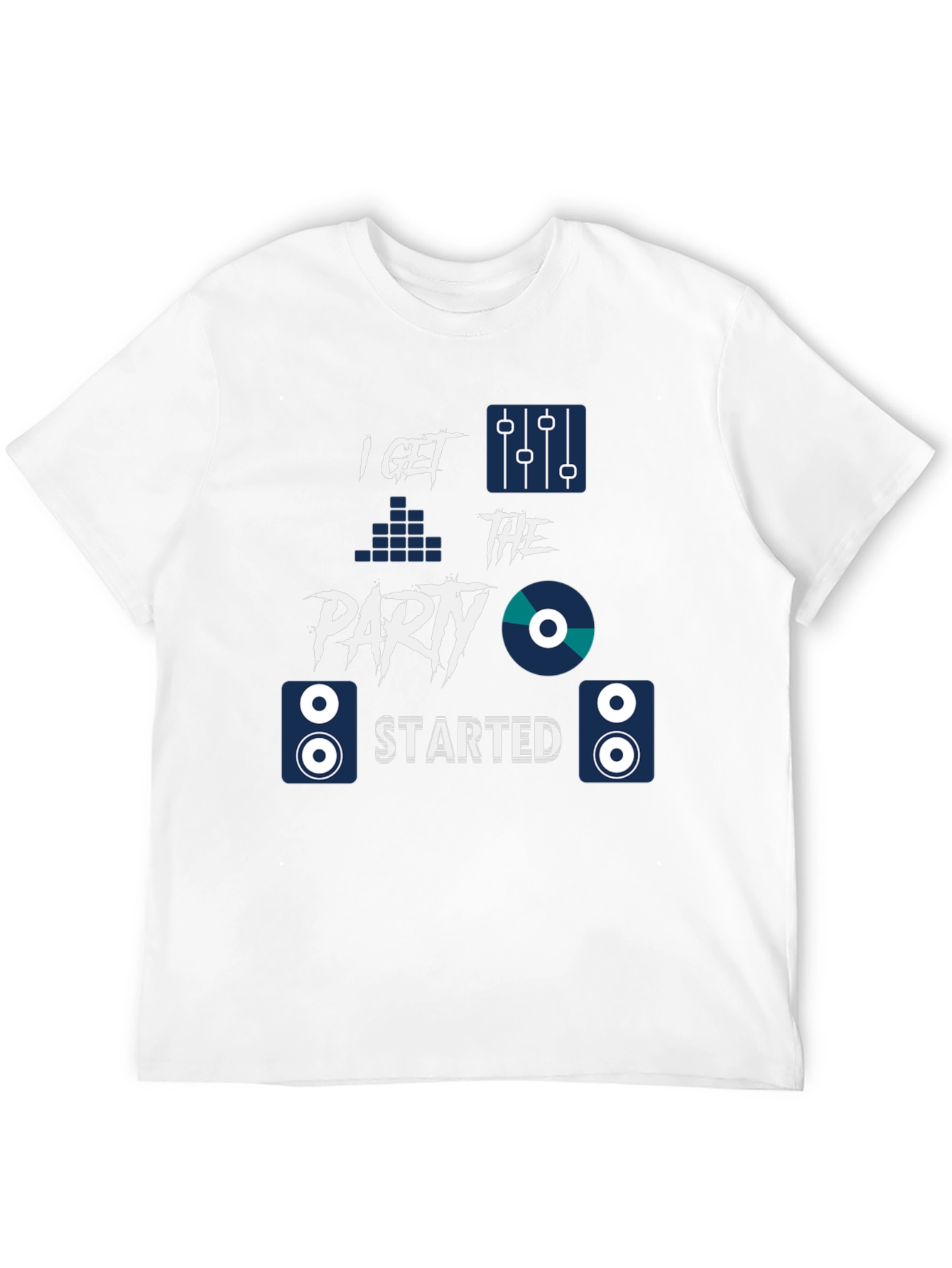 Party Starter Graphic Tee - DJ Music Shirt