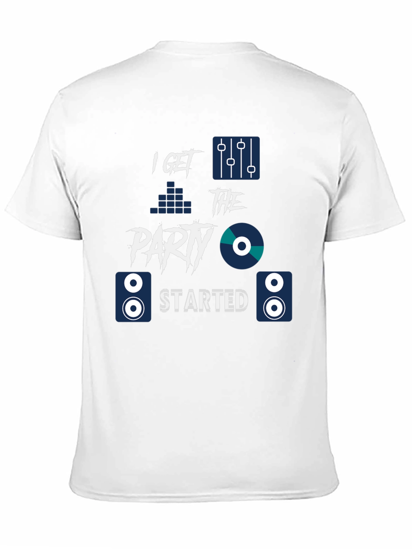 Party Starter Graphic Tee - DJ Music Shirt