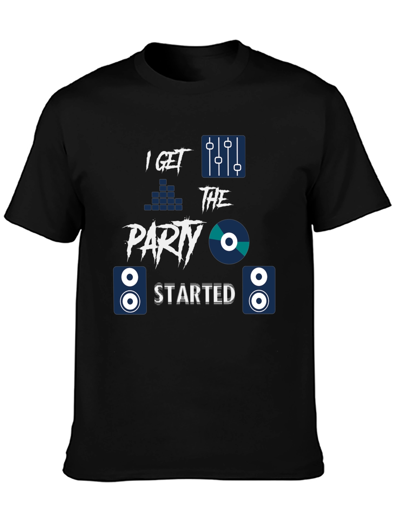Party Starter Graphic Tee - DJ Music Shirt
