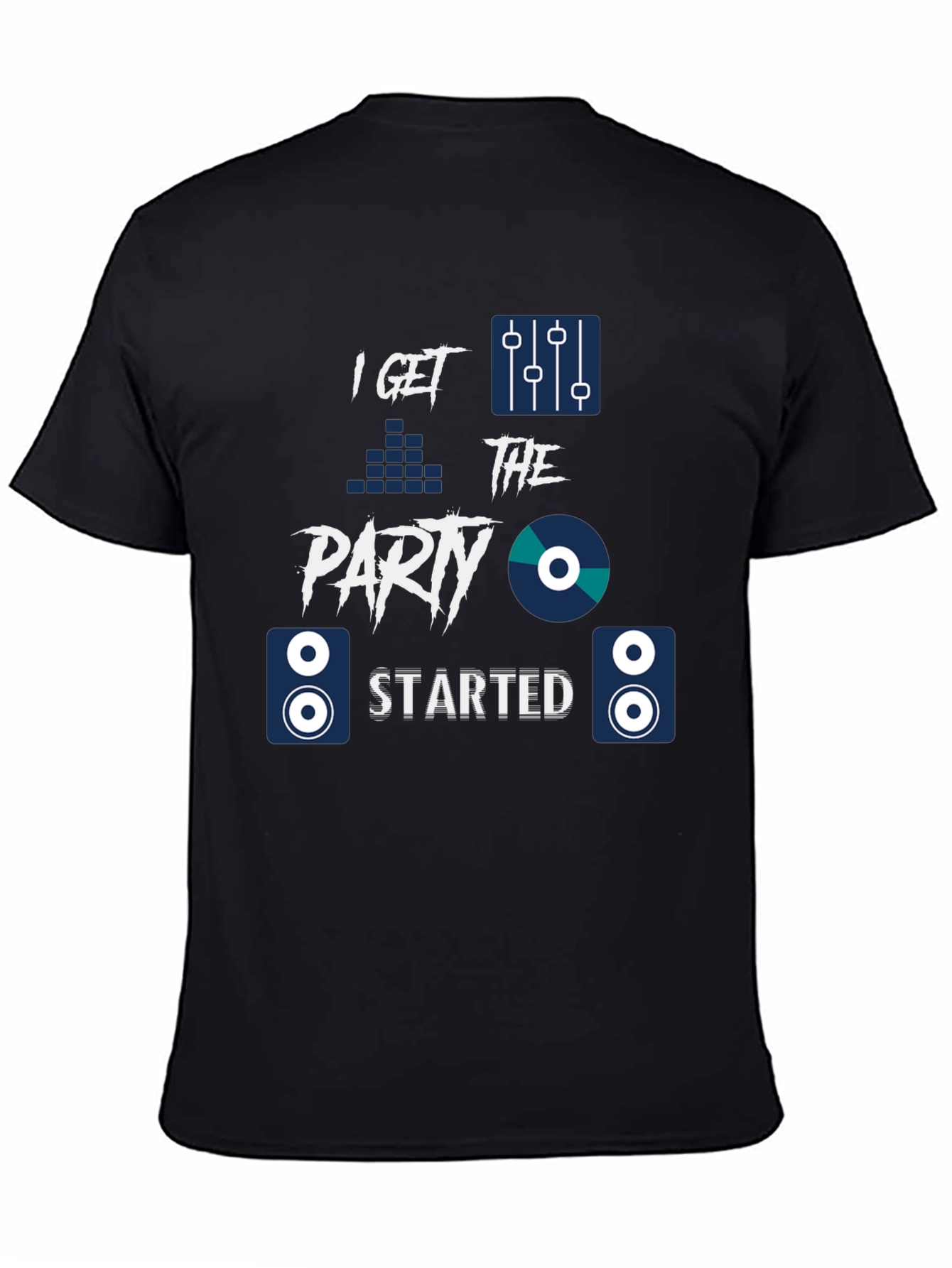 Party Starter Graphic Tee - DJ Music Shirt