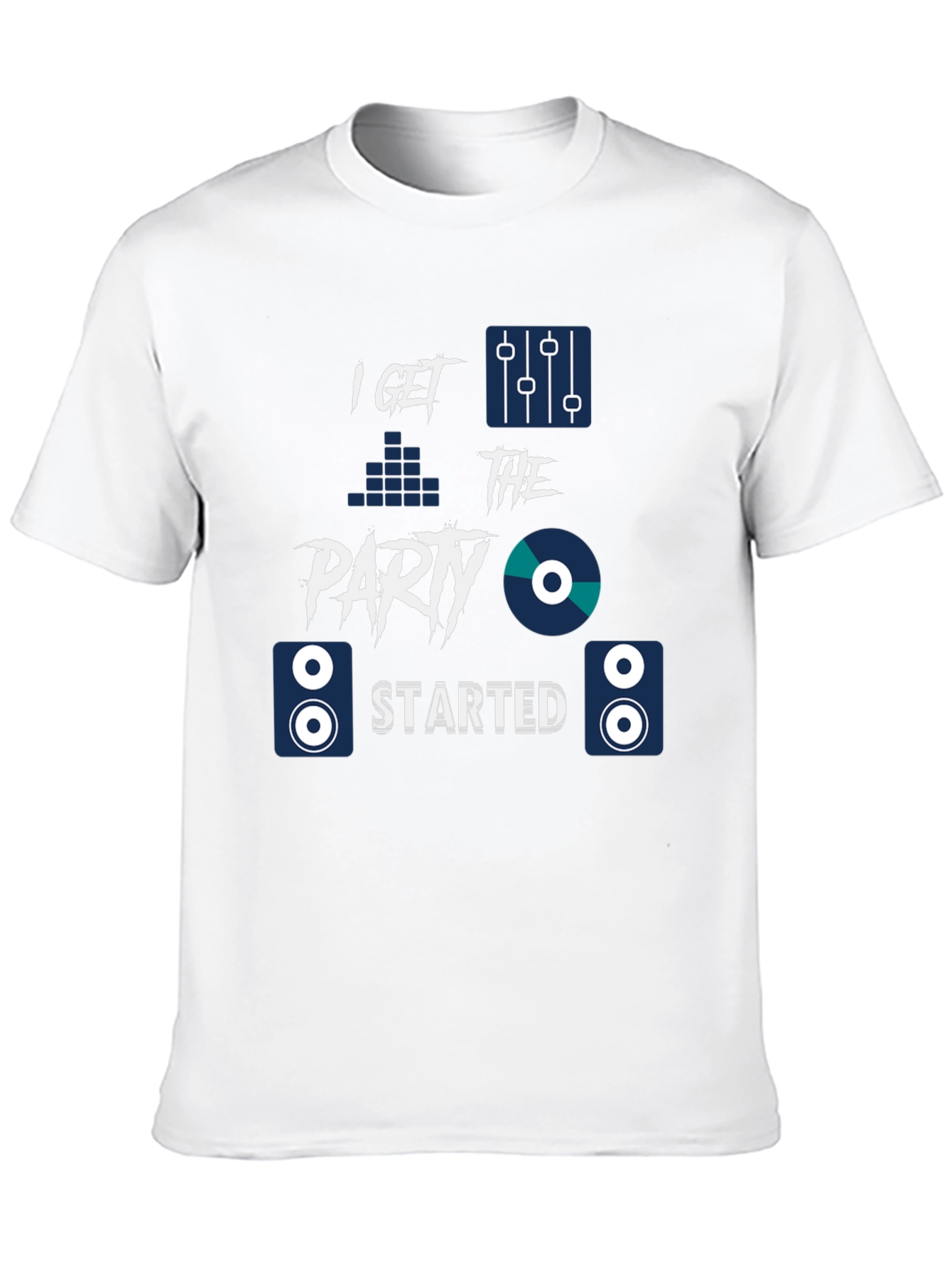 Party Starter Graphic Tee - DJ Music Shirt