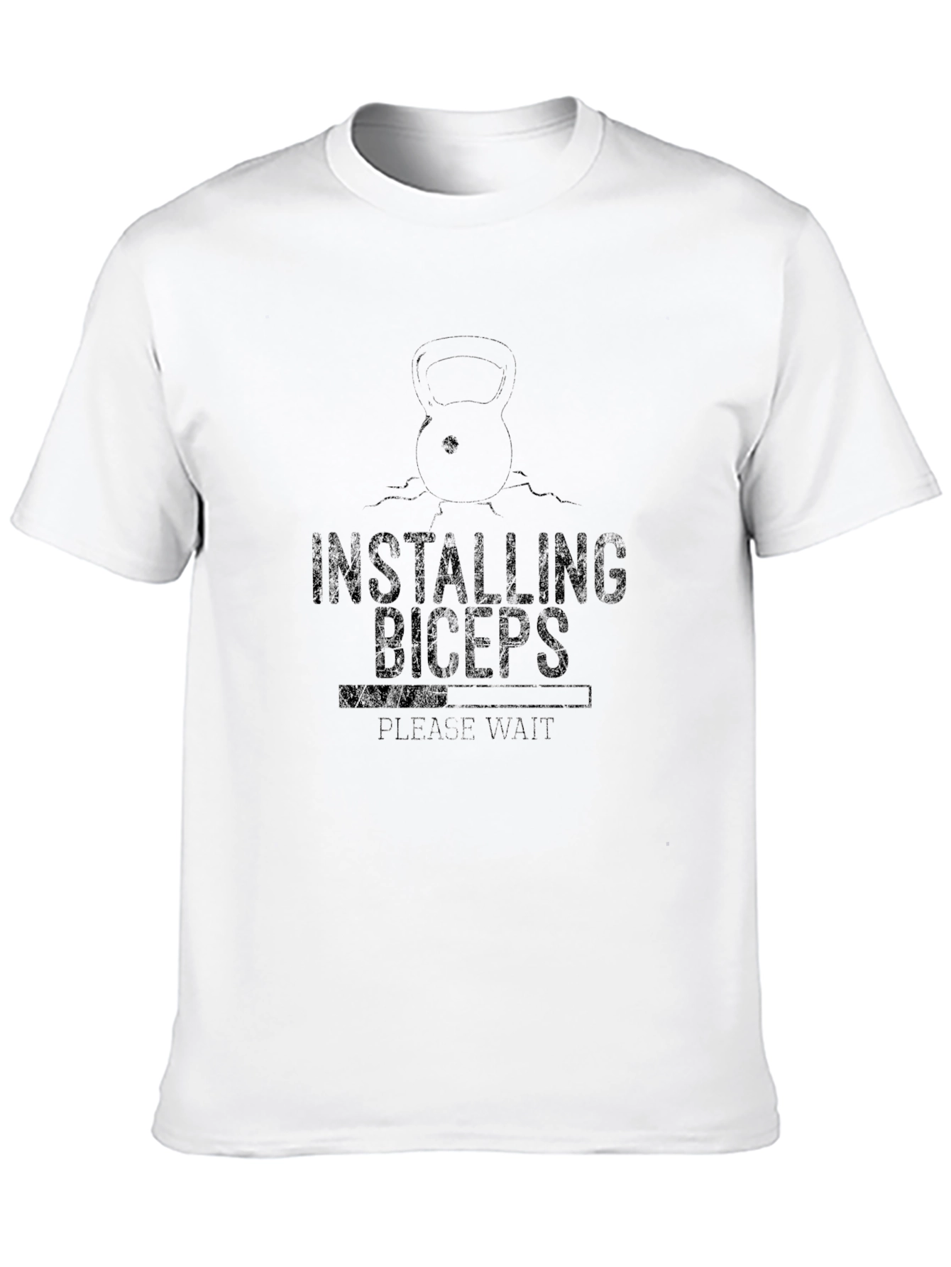 Installing Biceps Black T-Shirt