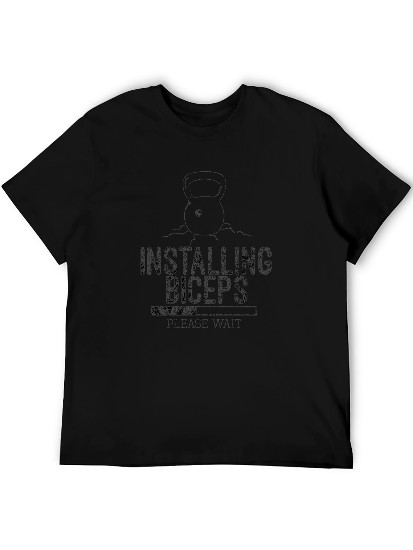 Installing Biceps Black T-Shirt