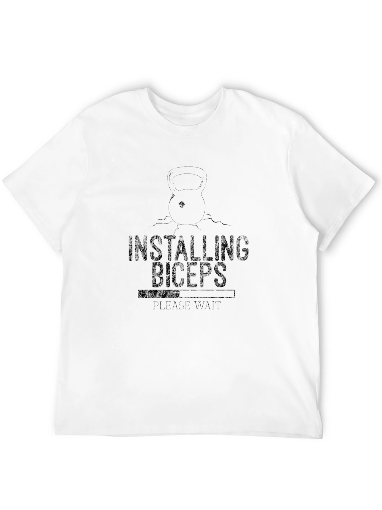 Installing Biceps Black T-Shirt
