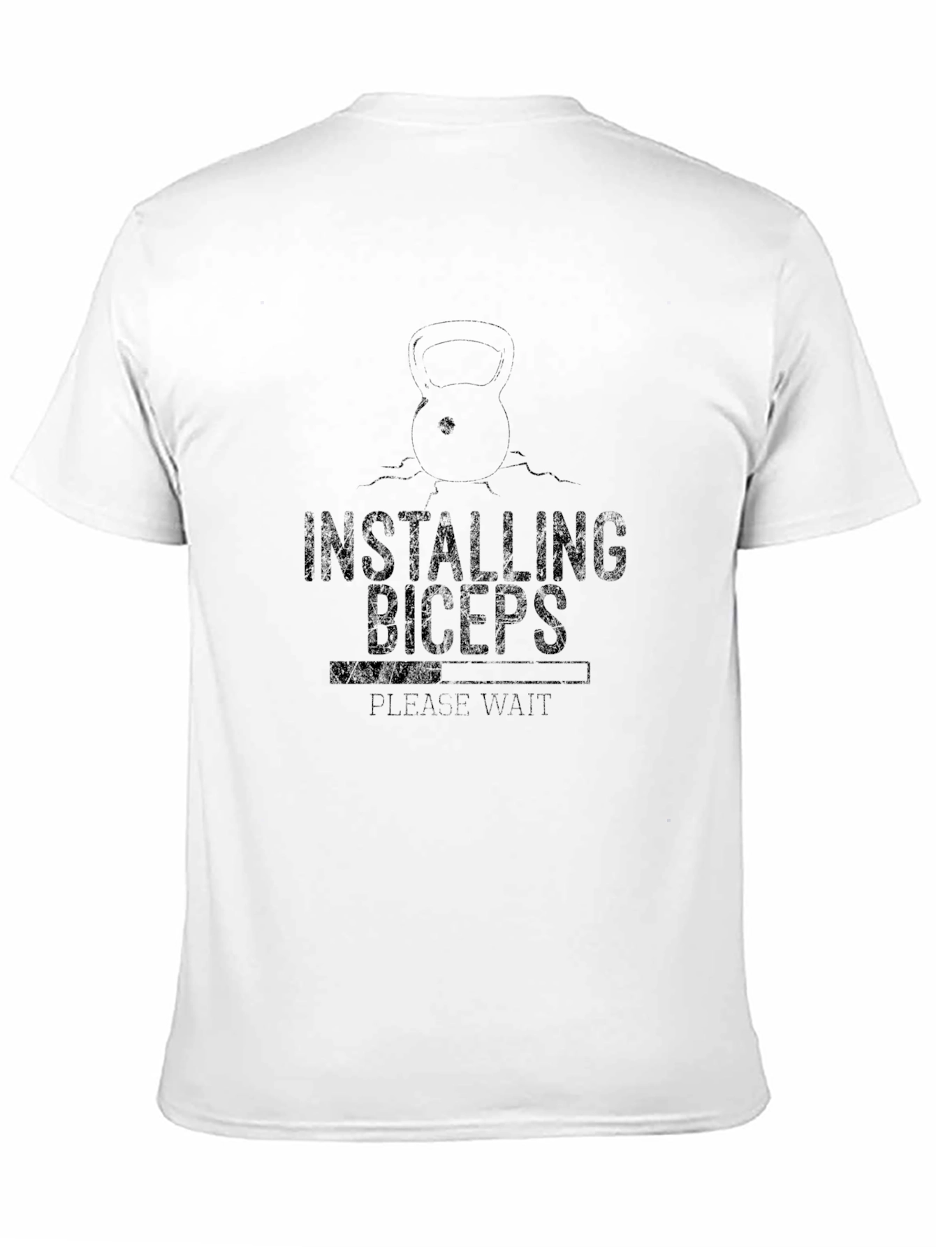 Installing Biceps Black T-Shirt