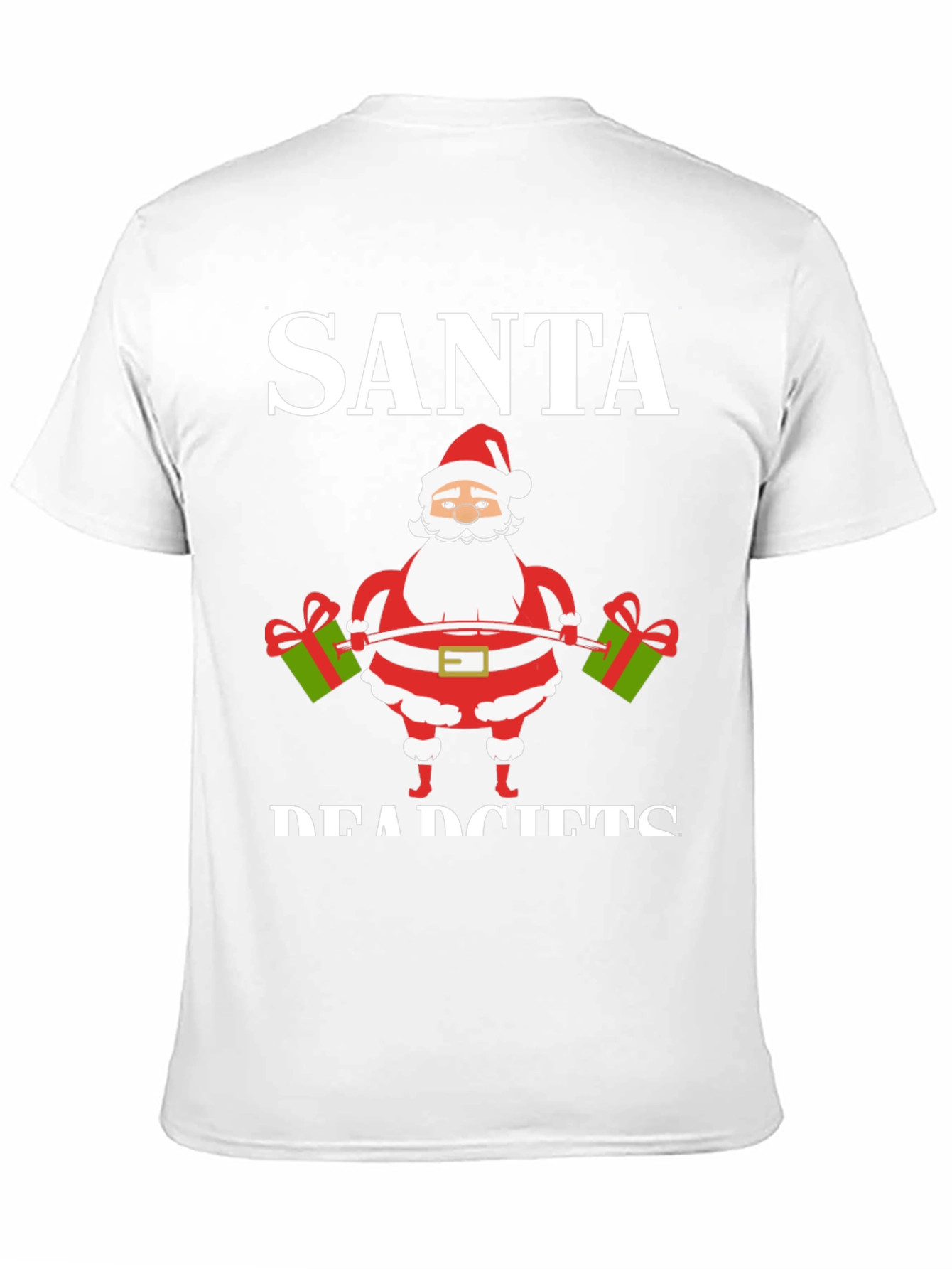 Santa Deadlifts Graphic T-Shirt