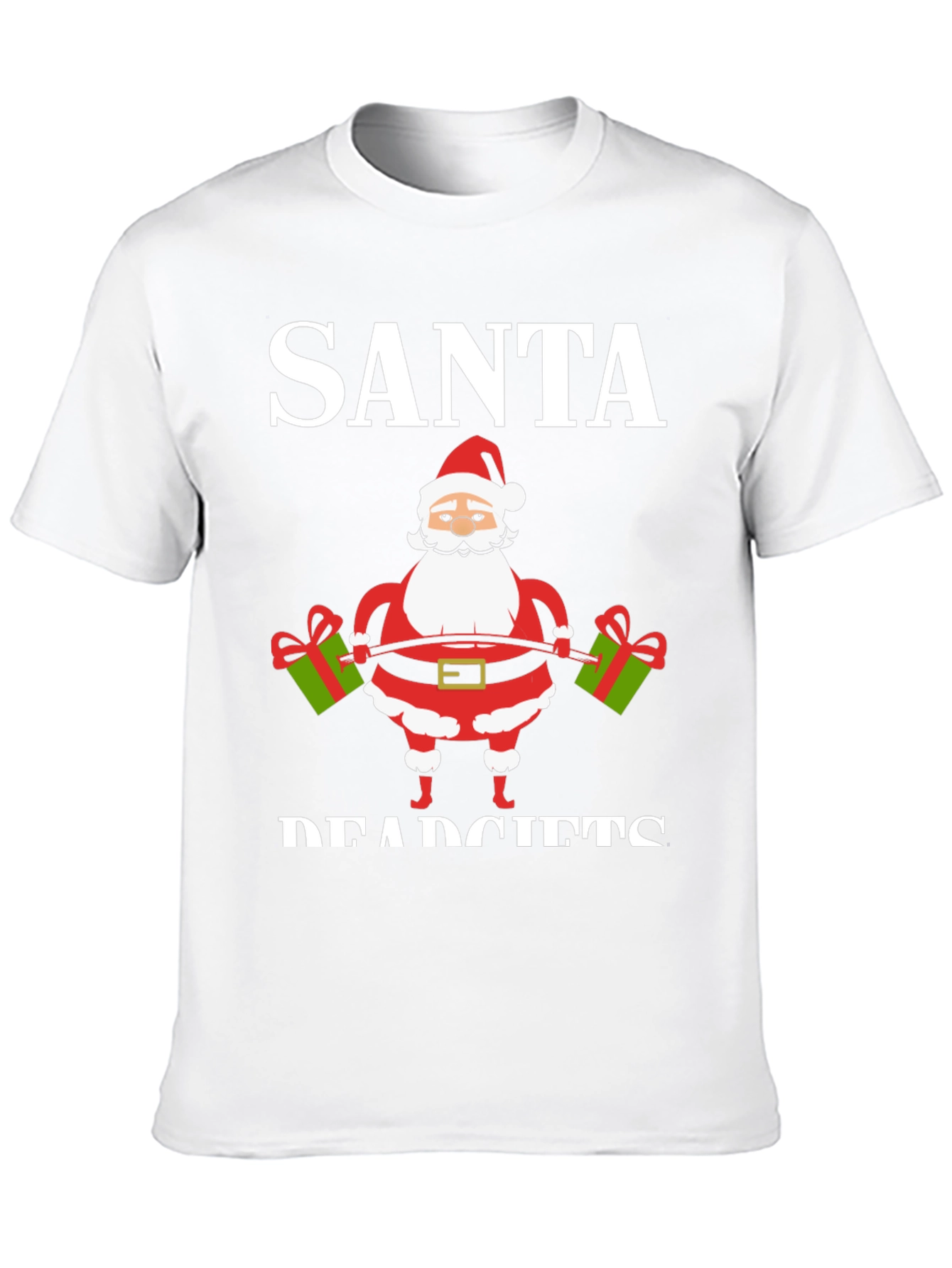 Santa Deadlifts Graphic T-Shirt