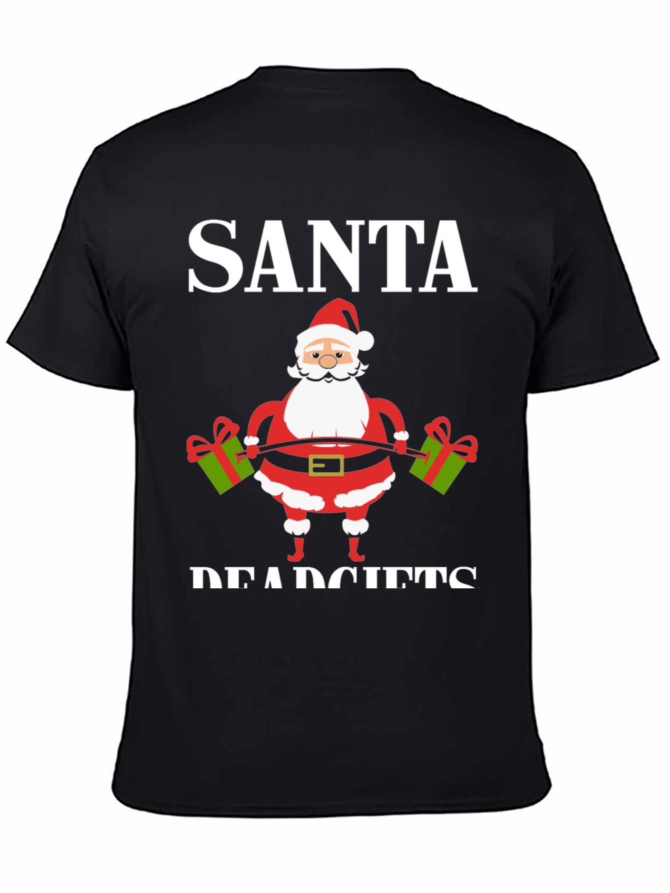 Santa Deadlifts Graphic T-Shirt