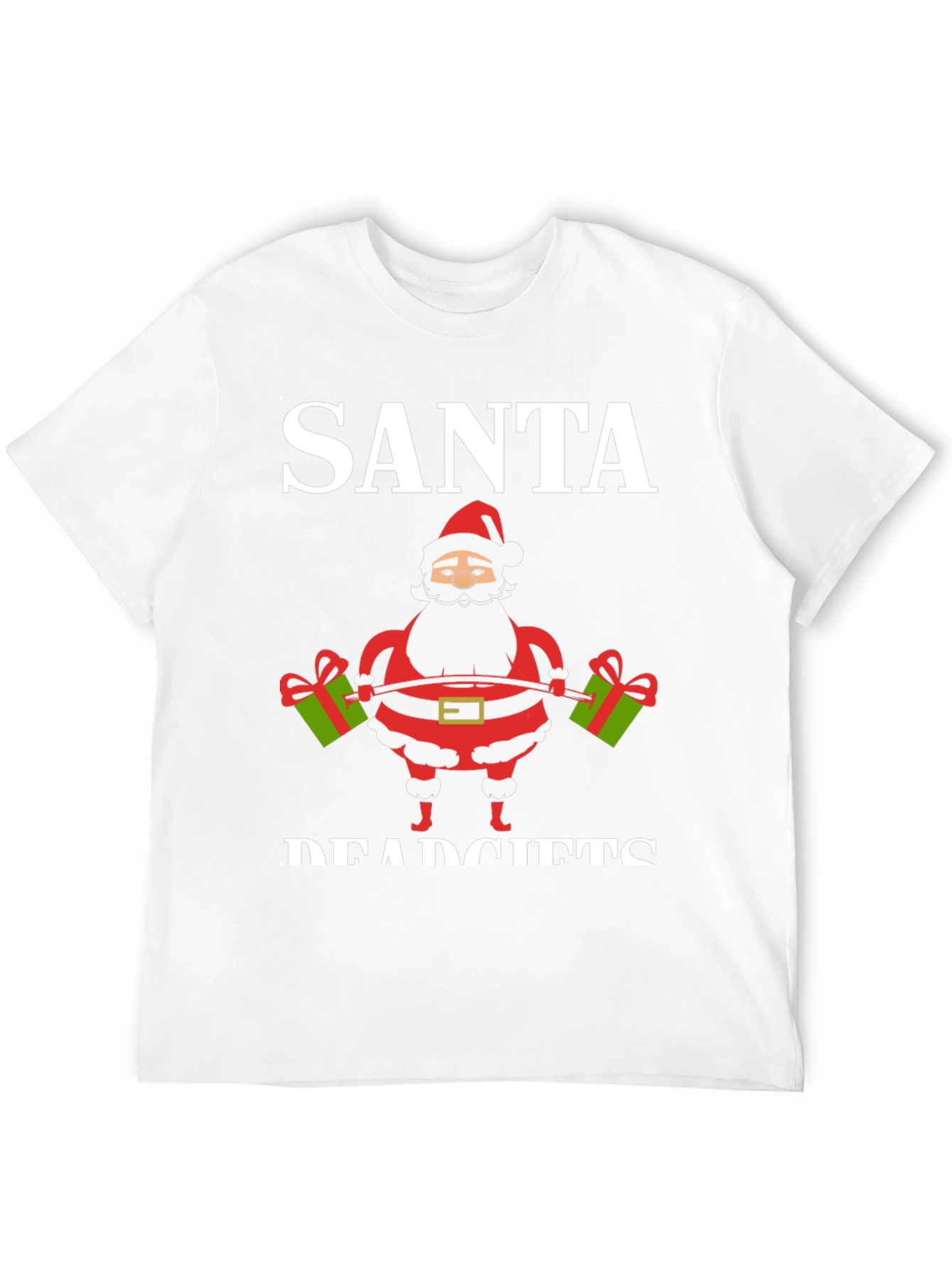 Santa Deadlifts Graphic T-Shirt