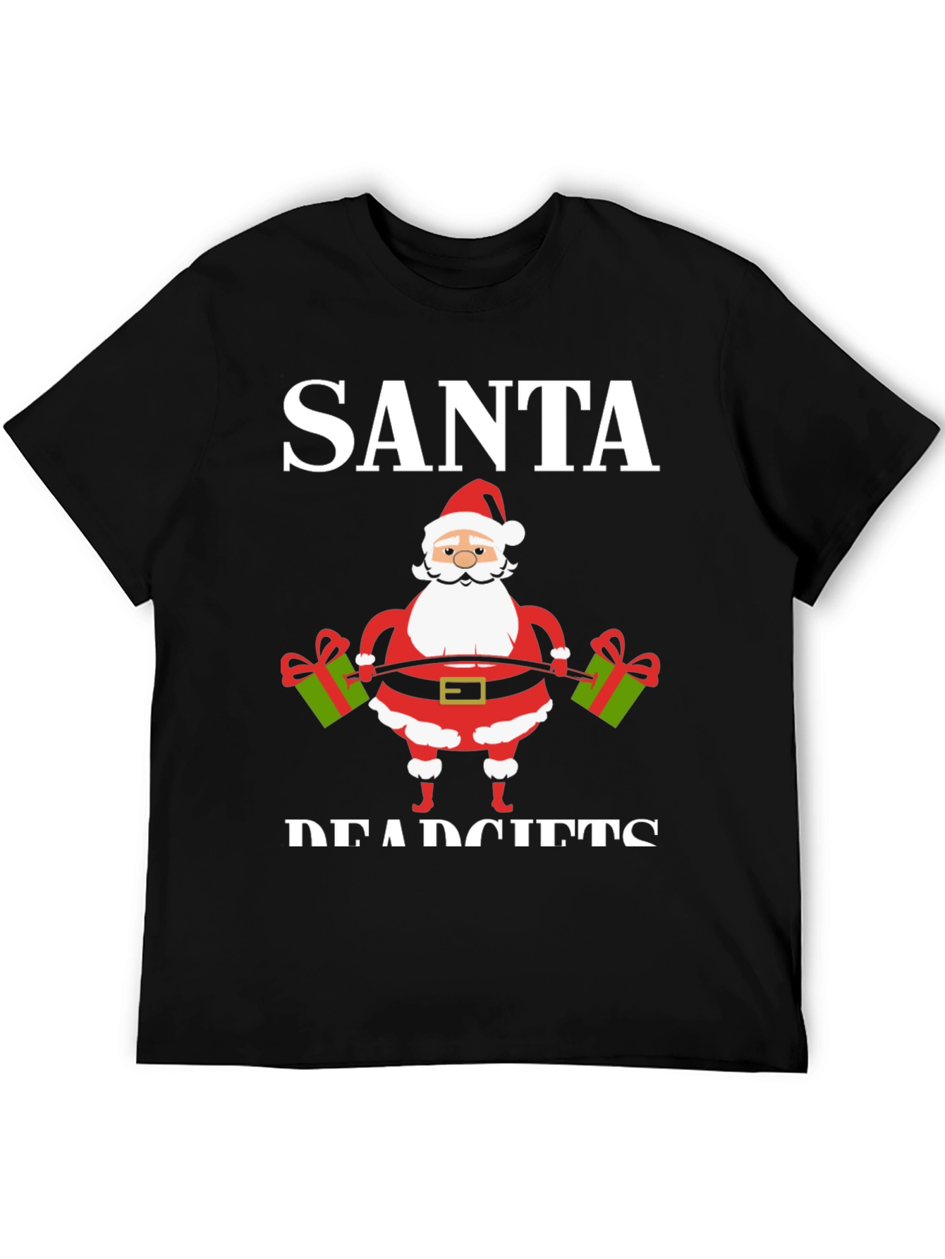 Santa Deadlifts Graphic T-Shirt