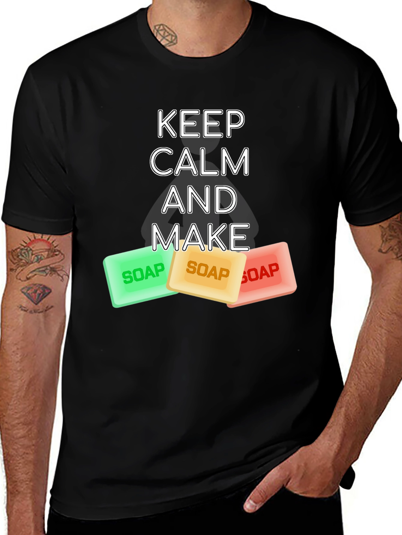 Keep Calm and Make Soap Graphic Tee