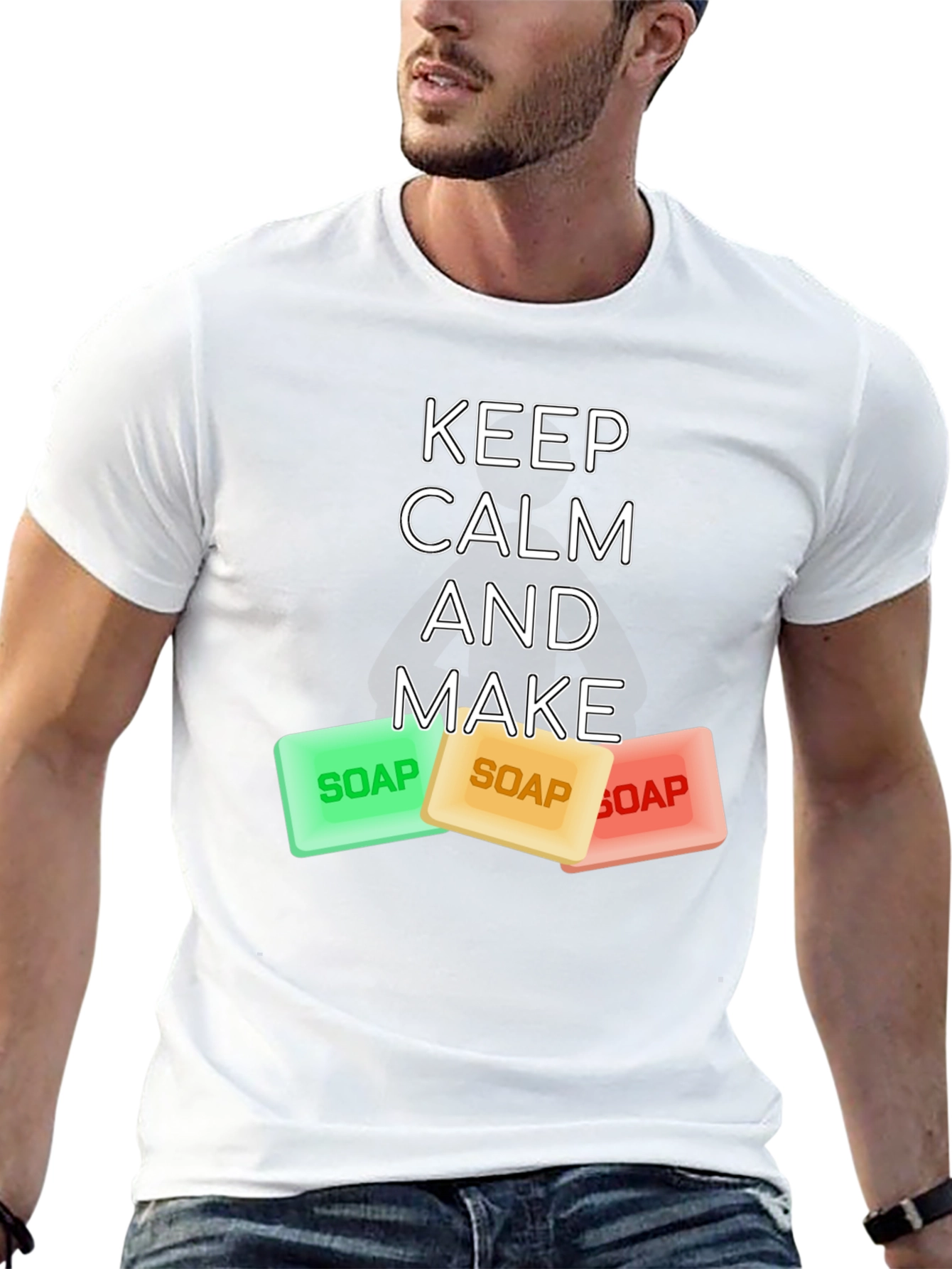 Keep Calm and Make Soap Graphic Tee