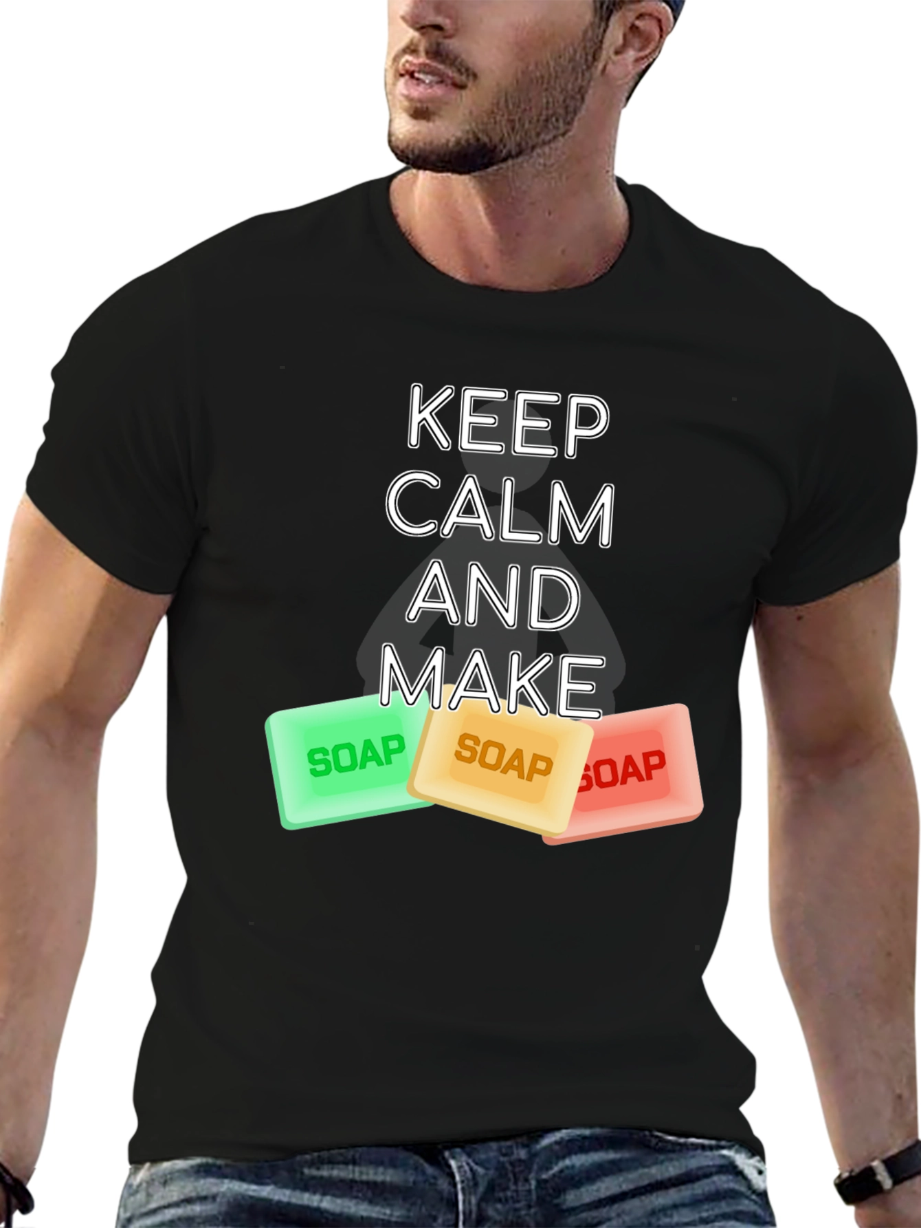 Keep Calm and Make Soap Graphic Tee