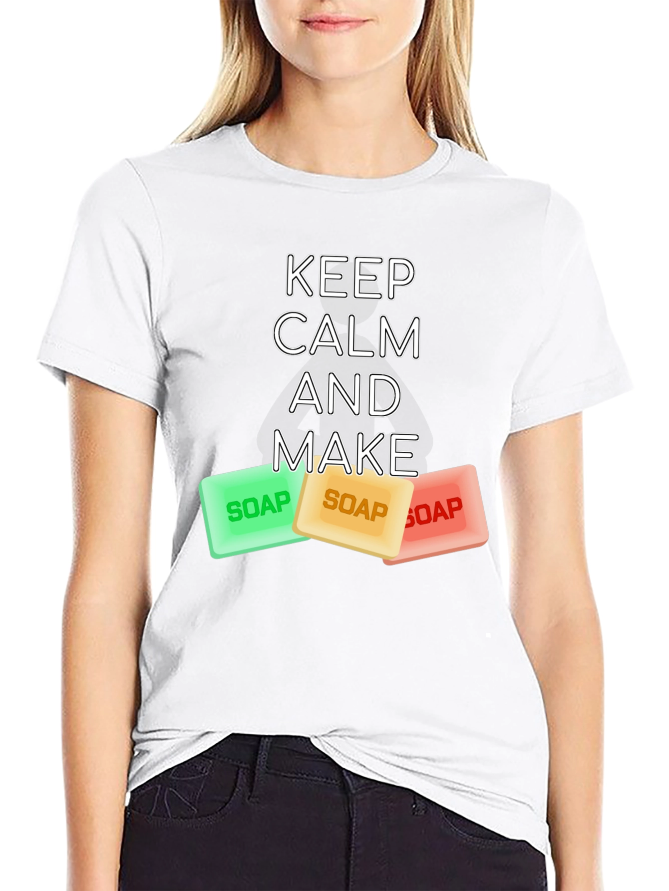 Keep Calm and Make Soap Graphic Tee