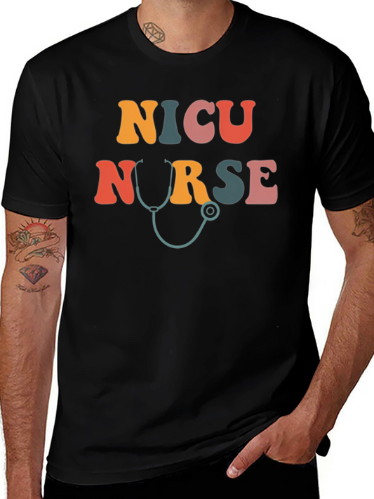 NICU Nurse Retro Style T-Shirt