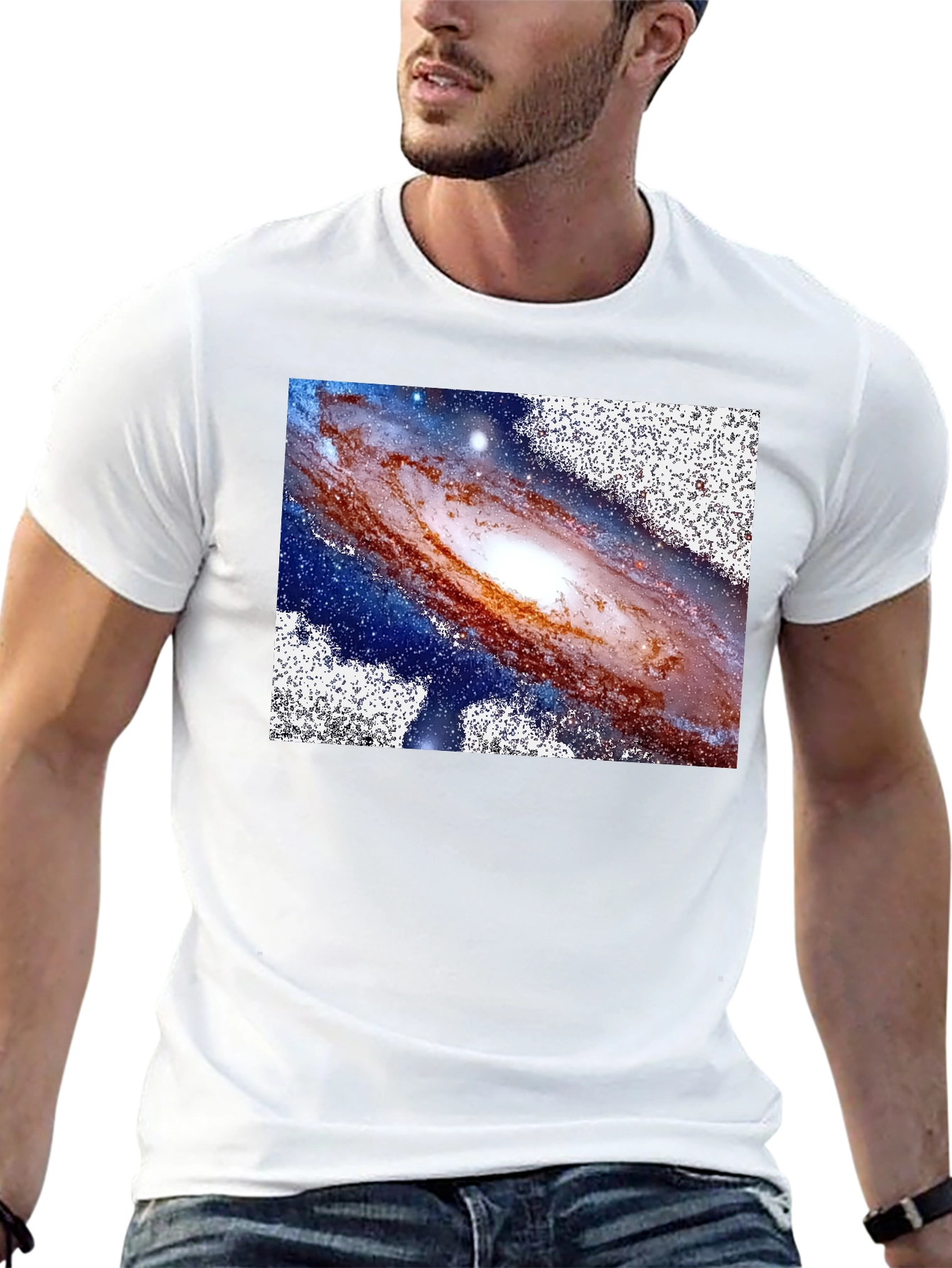Galaxy Graphic Tee - Black Unisex T-Shirt