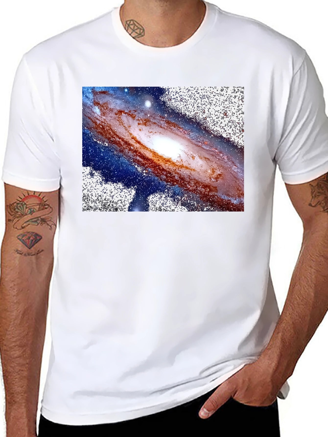 Galaxy Graphic Tee - Black Unisex T-Shirt