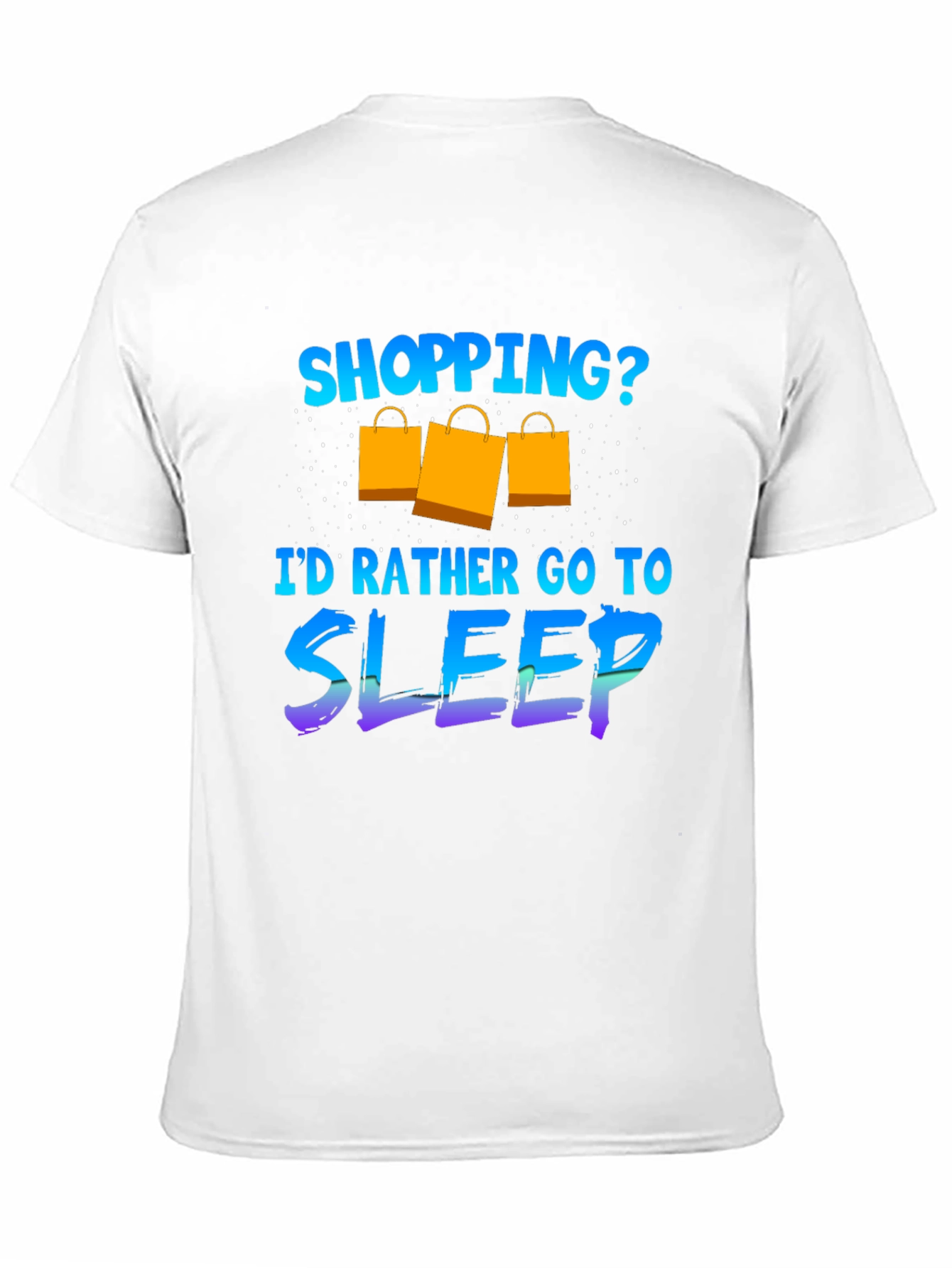 Funny Shopping Sleep T-Shirt