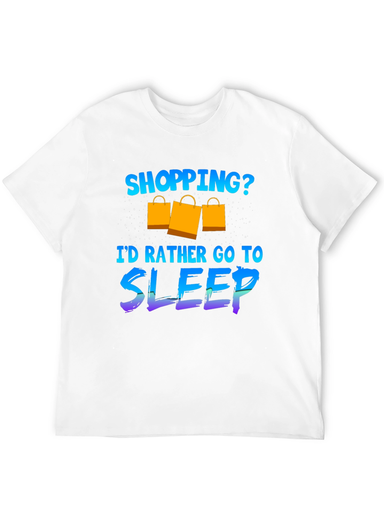 Funny Shopping Sleep T-Shirt