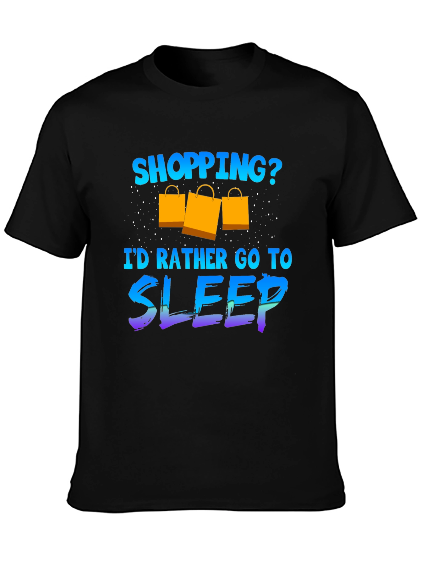Funny Shopping Sleep T-Shirt