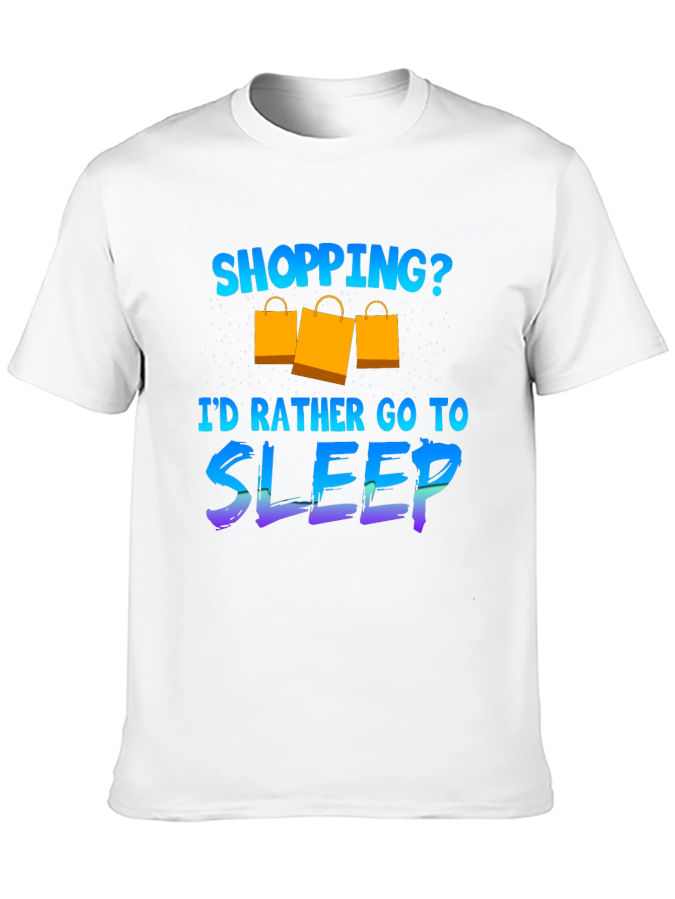 Funny Shopping Sleep T-Shirt