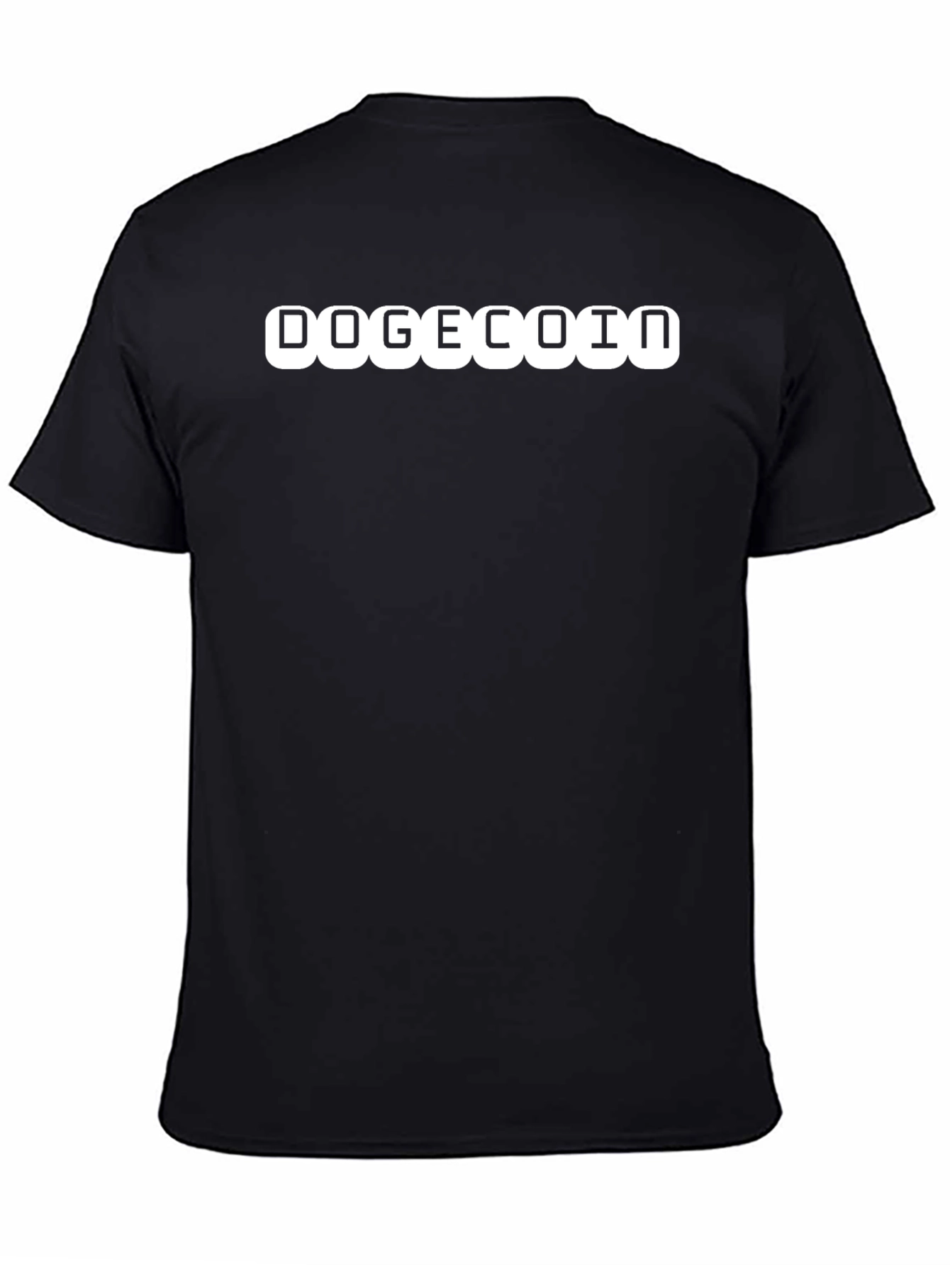 DOGECOIN Black T-Shirt Crypto Fashion