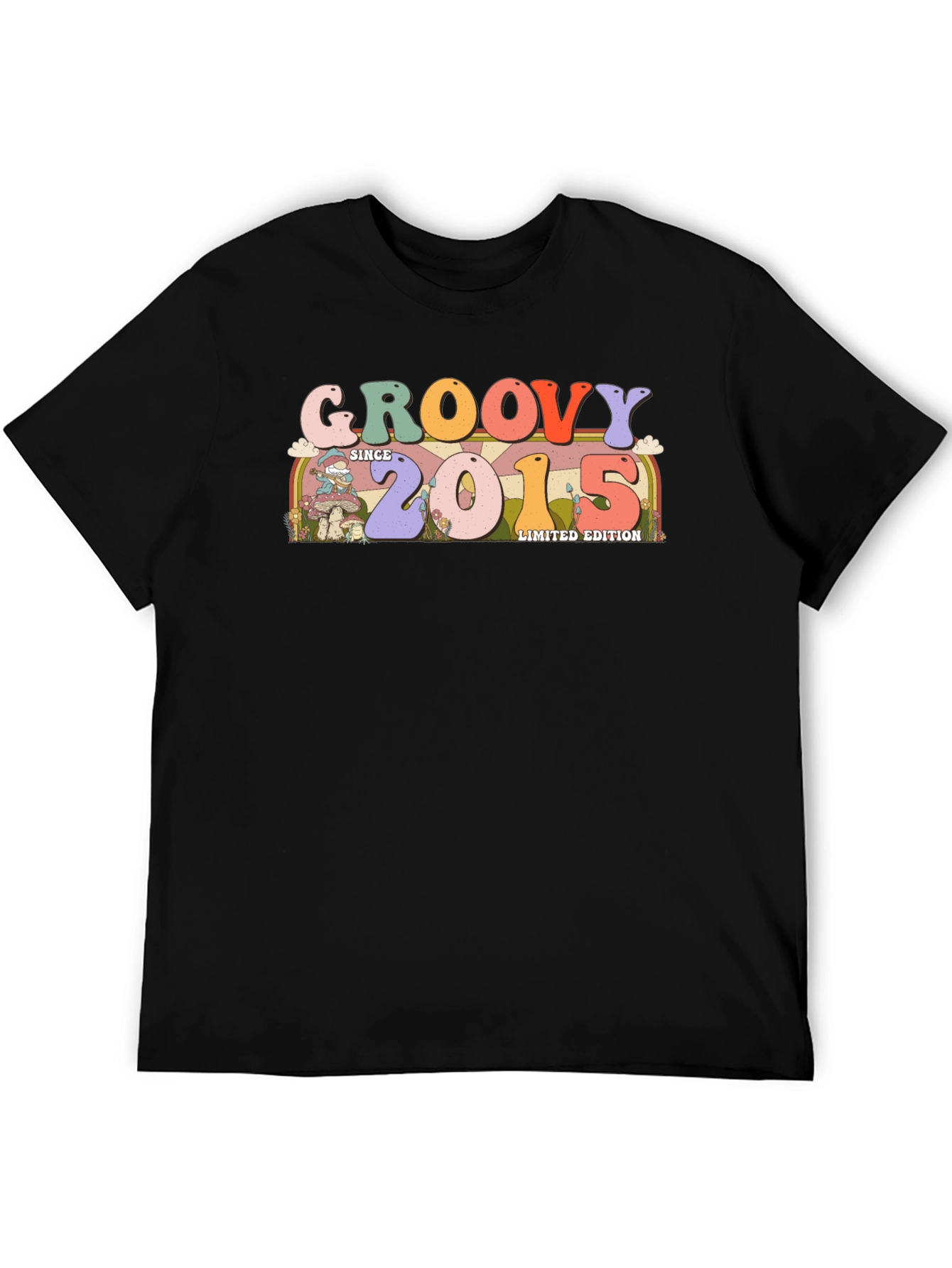 Groovy Since 2015 Limited Edition Black T-Shirt