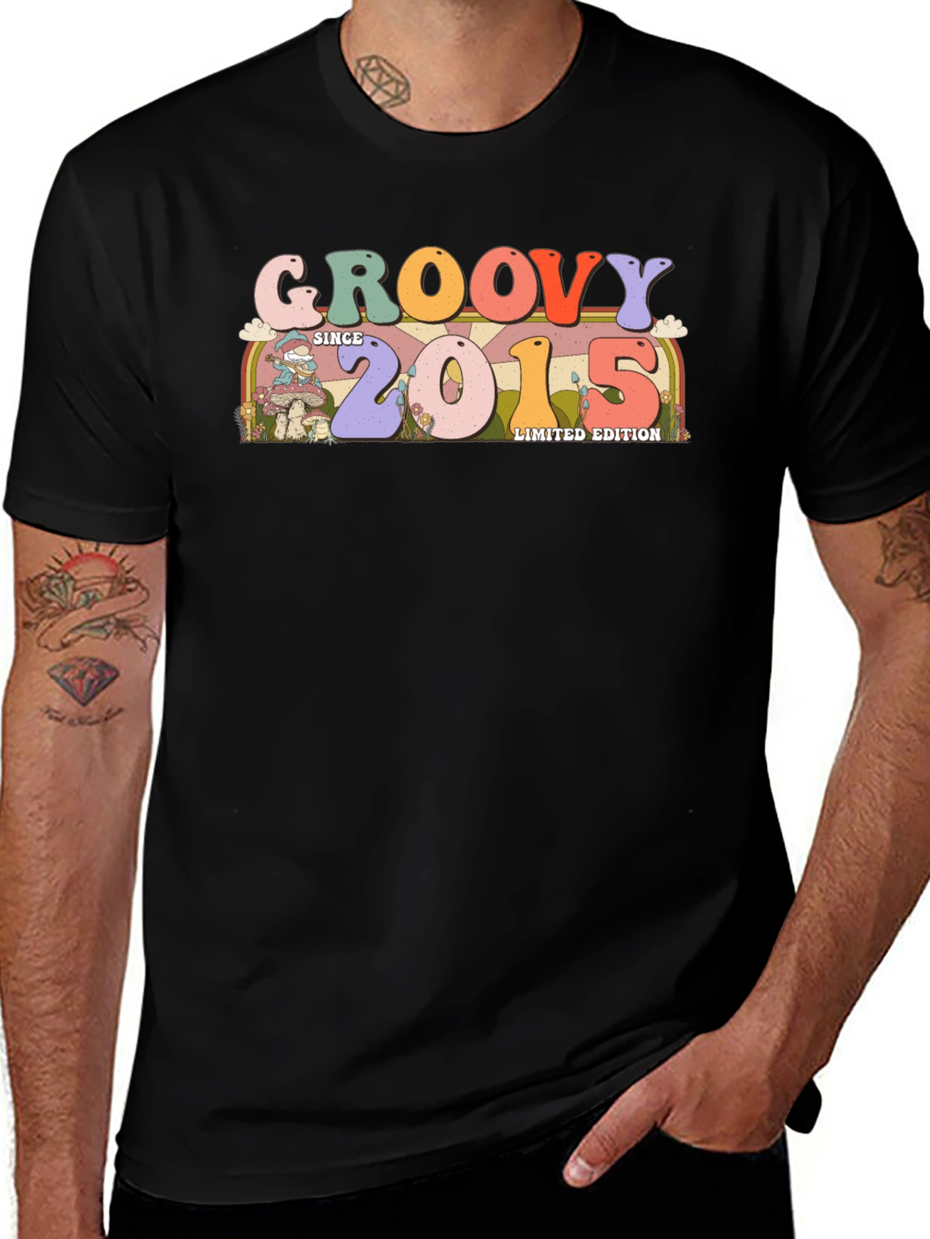Groovy Since 2015 Limited Edition Black T-Shirt