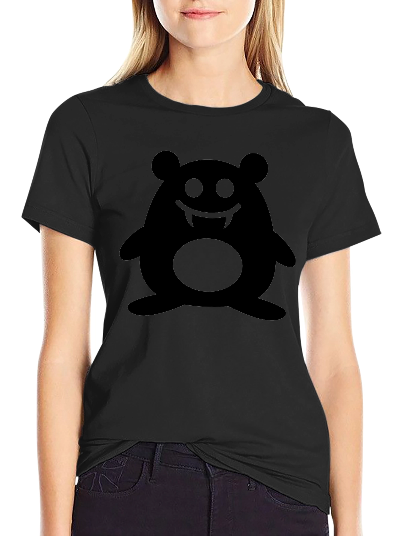 Vampire Hamster Graphic Tee - Black T-Shirt