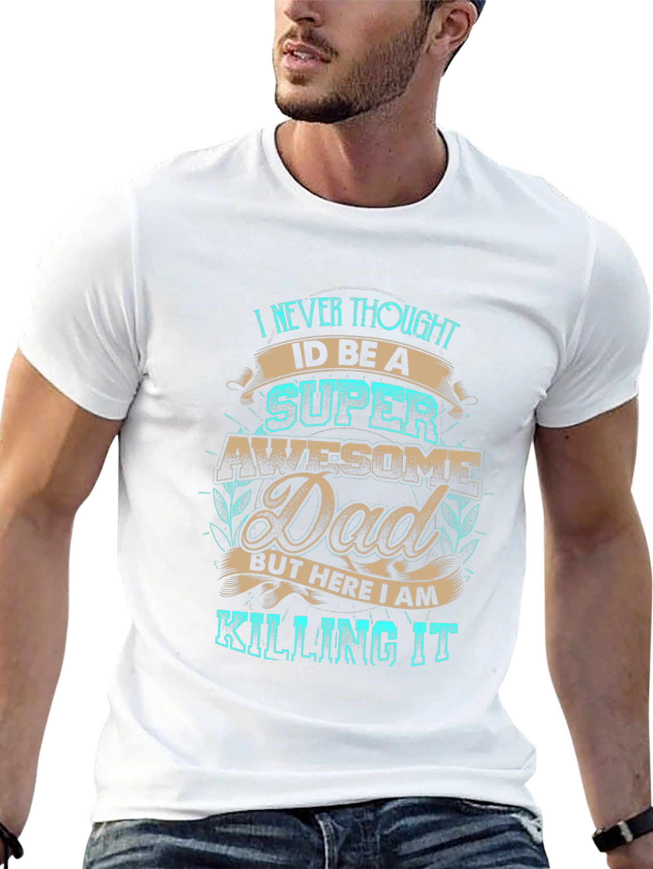 Awesome Super Dad T-Shirt