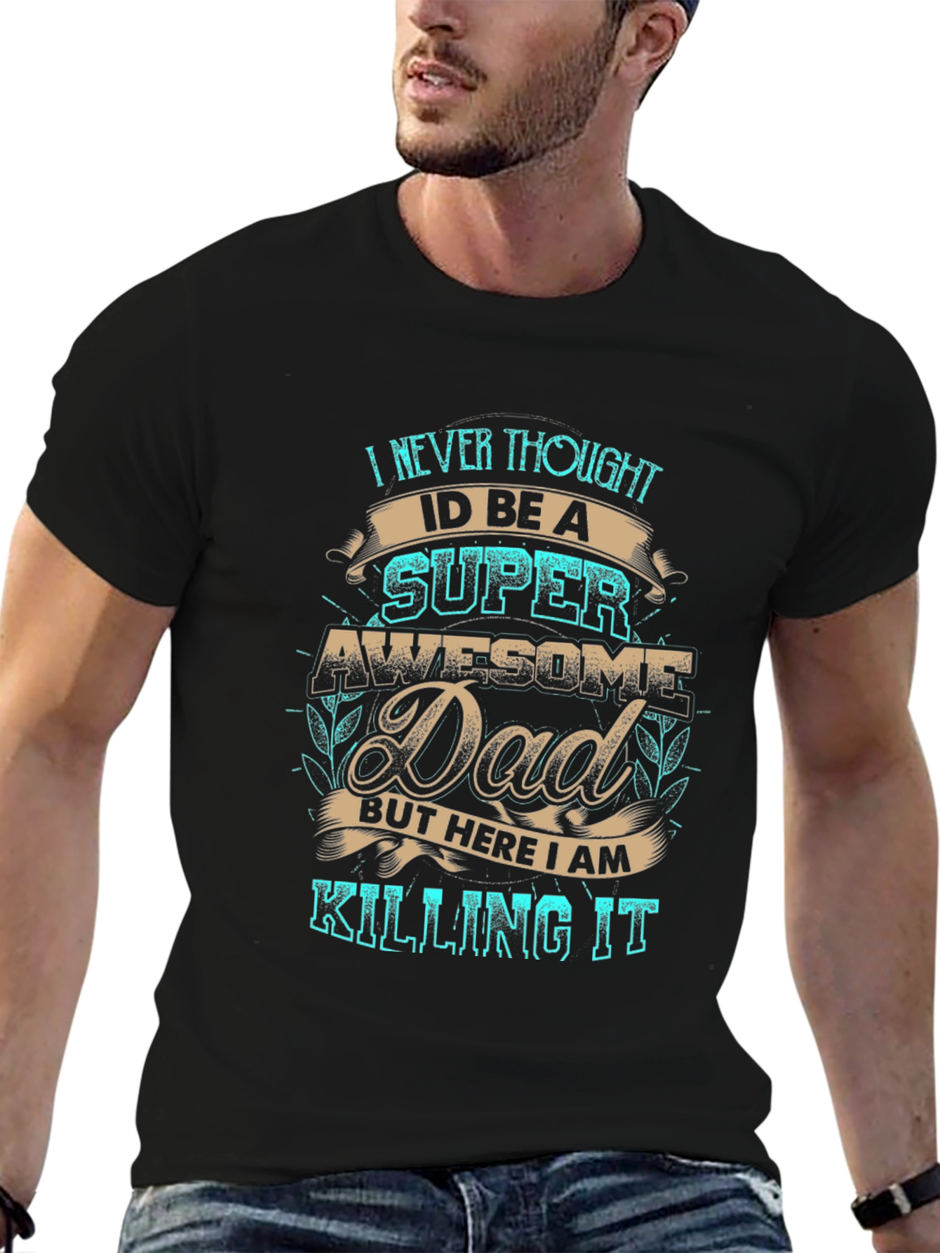 Awesome Super Dad T-Shirt