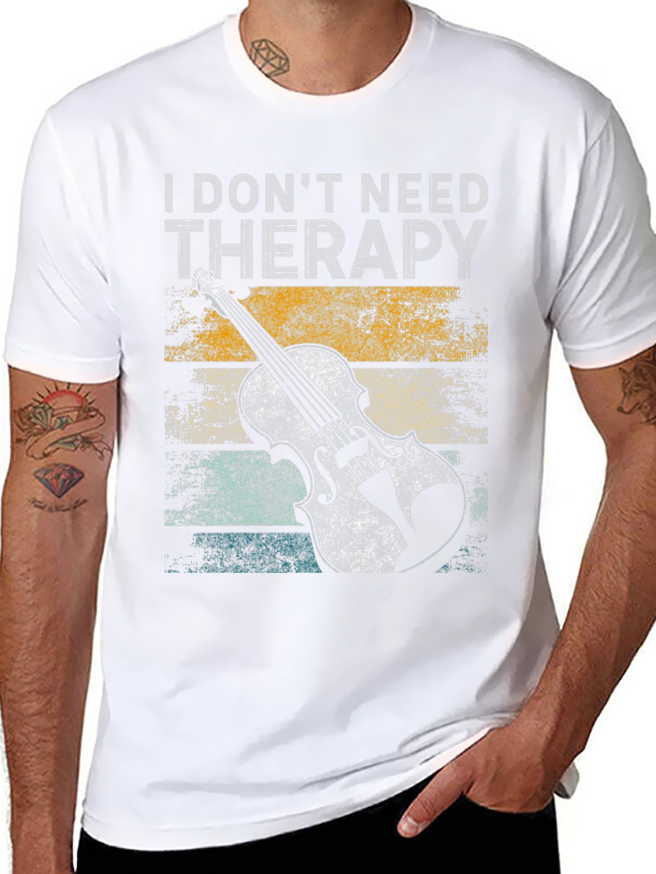 I Dont Need Therapy Violin T-Shirt