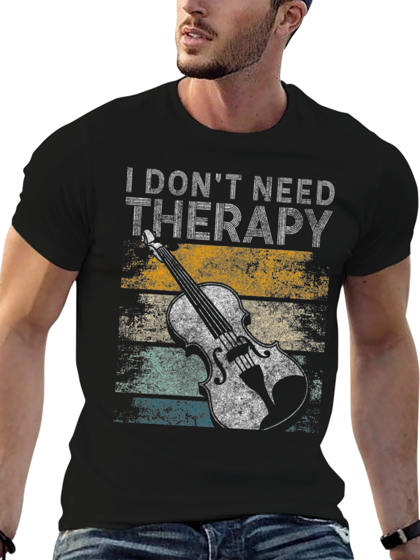 I Dont Need Therapy Violin T-Shirt