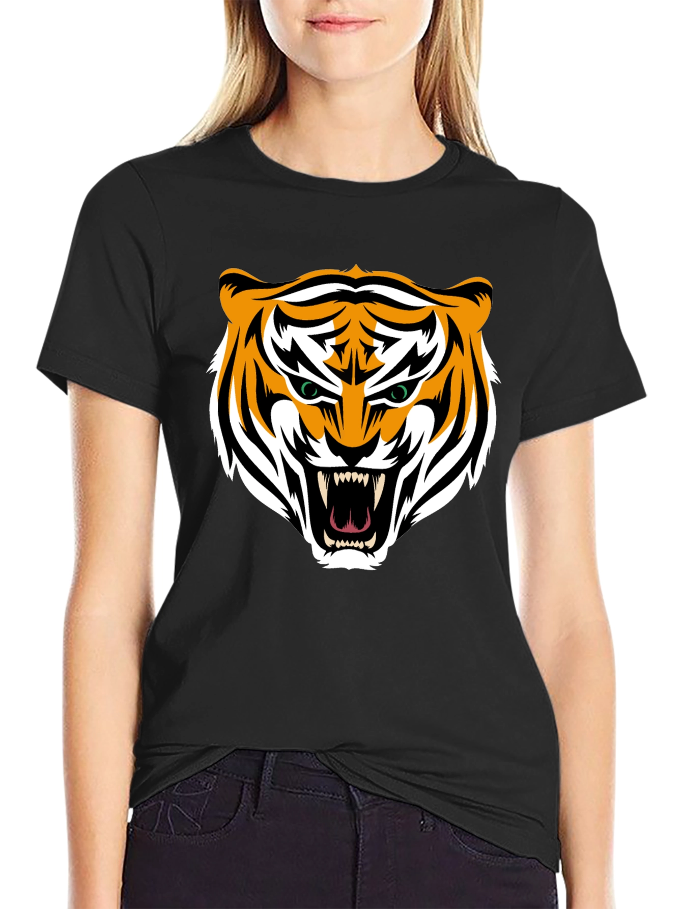 Black Tiger Graphic Tee