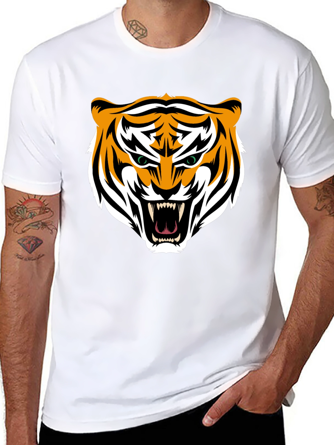 Black Tiger Graphic Tee