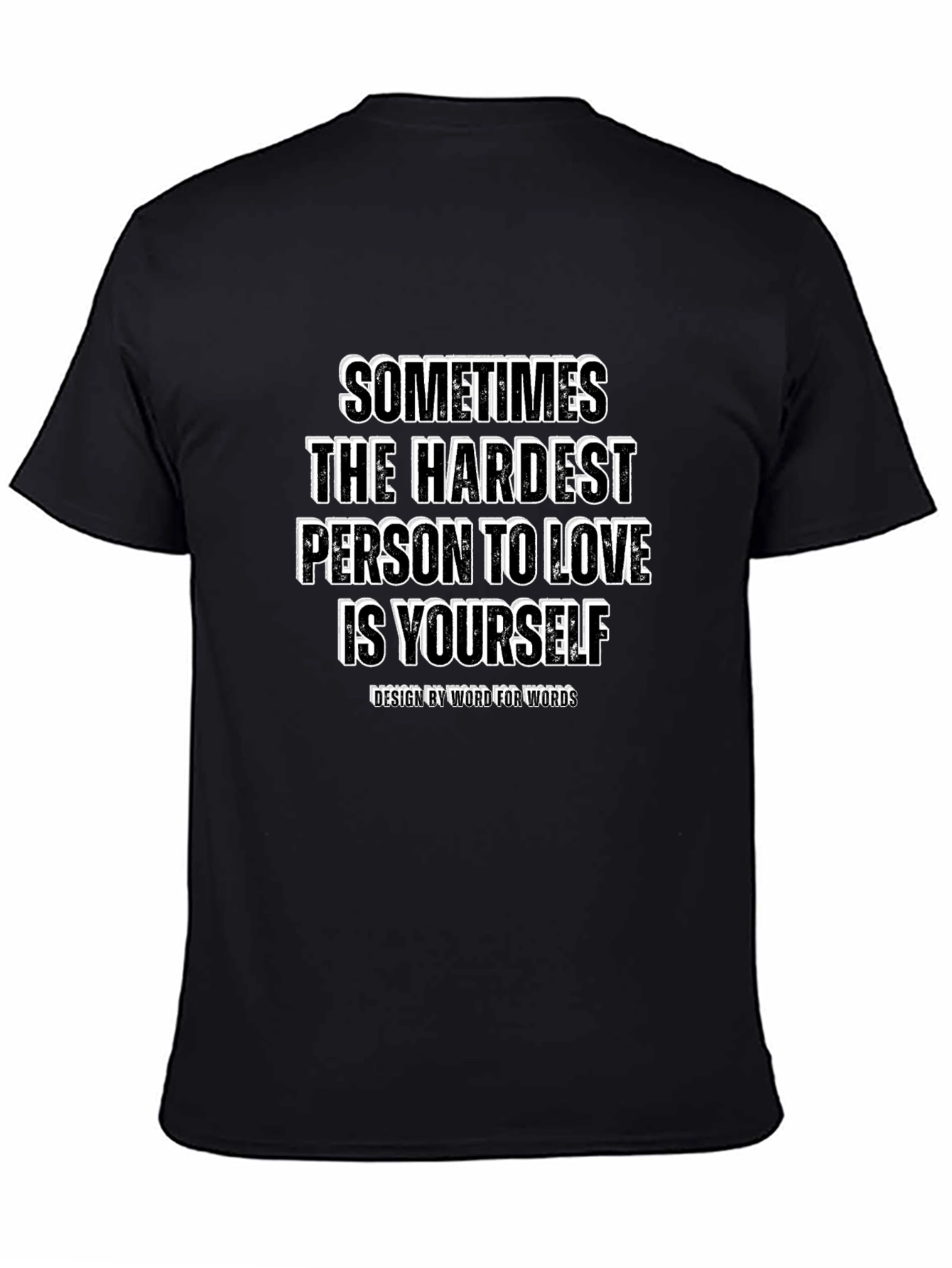Love Yourself Graphic Tee - Black
