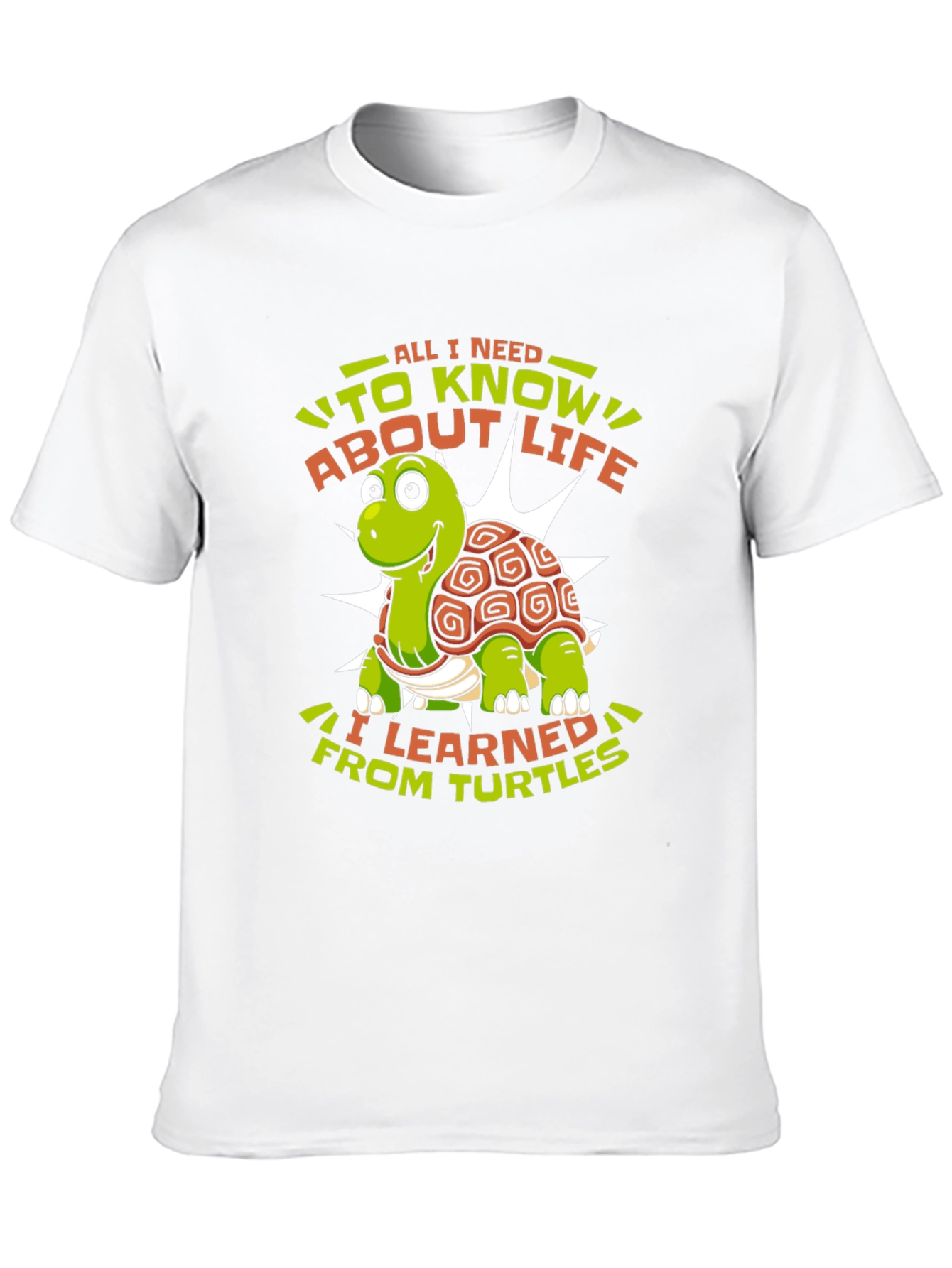 Turtle Life Lessons Graphic Tee - Black