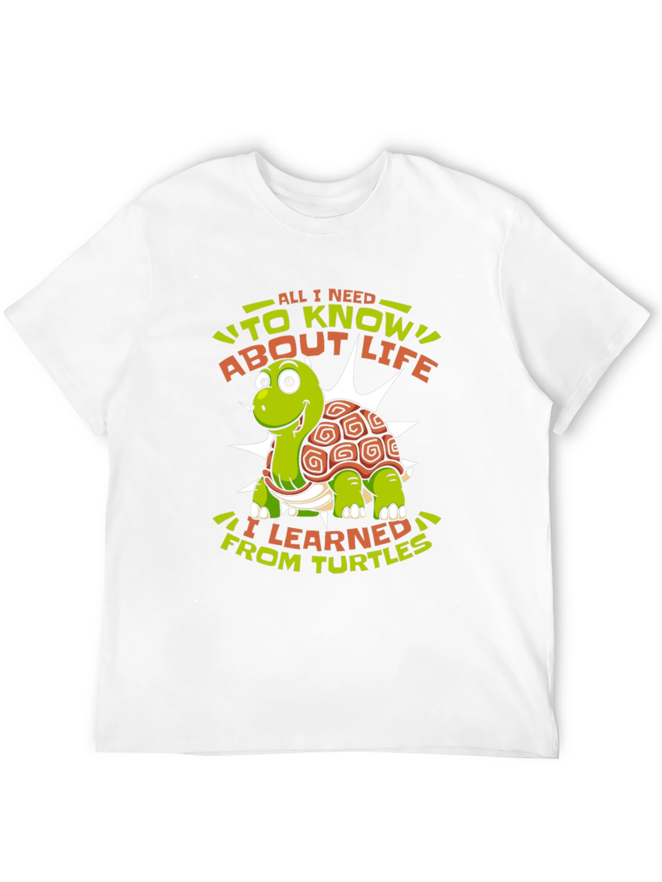 Turtle Life Lessons Graphic Tee - Black