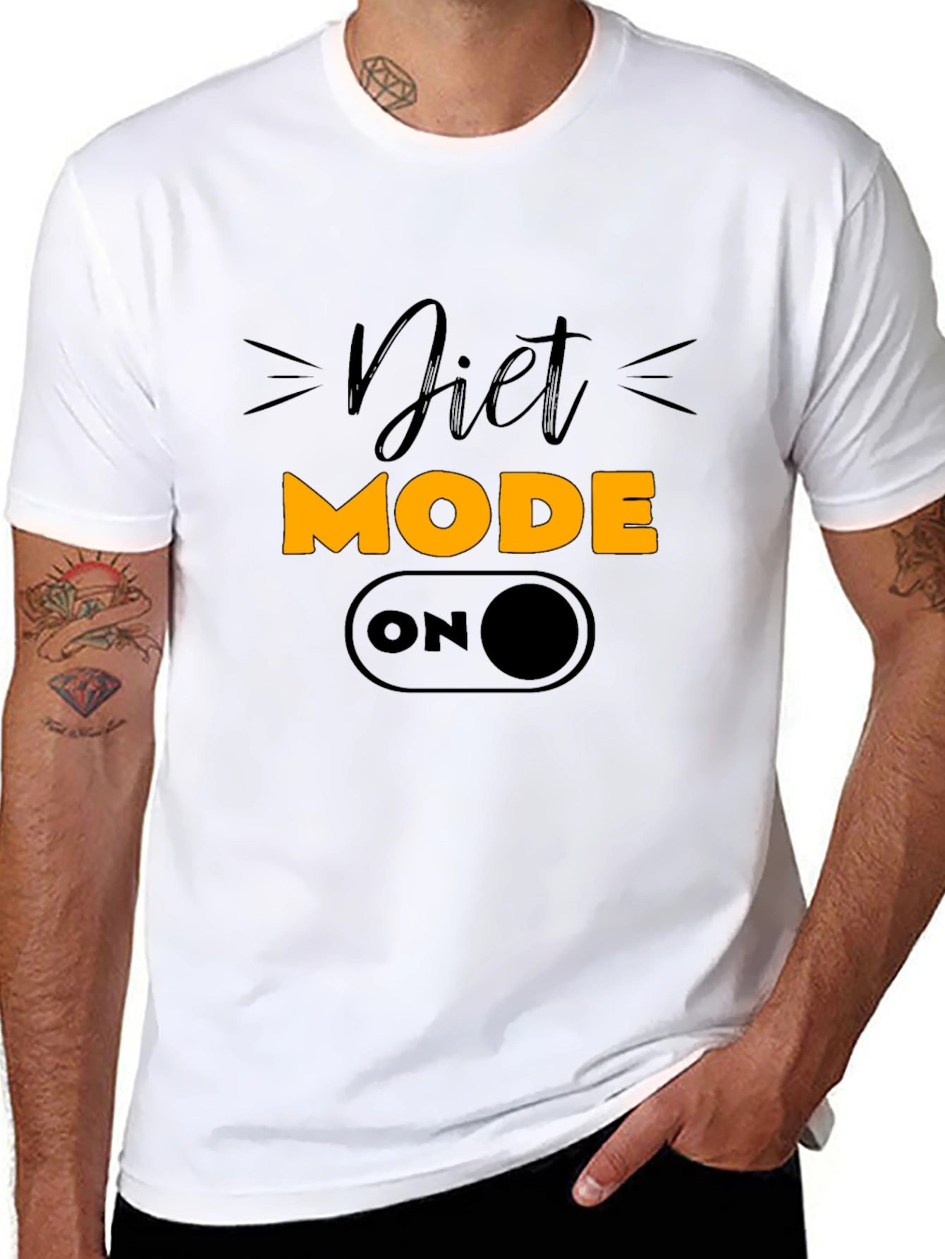 Diet Mode On T-Shirt Fitness Apparel