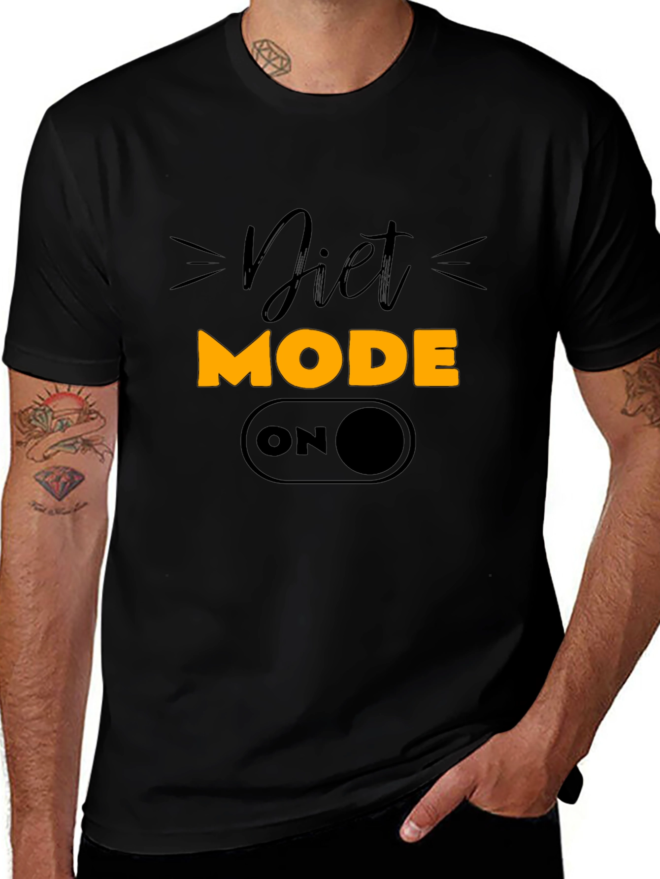 Diet Mode On T-Shirt Fitness Apparel