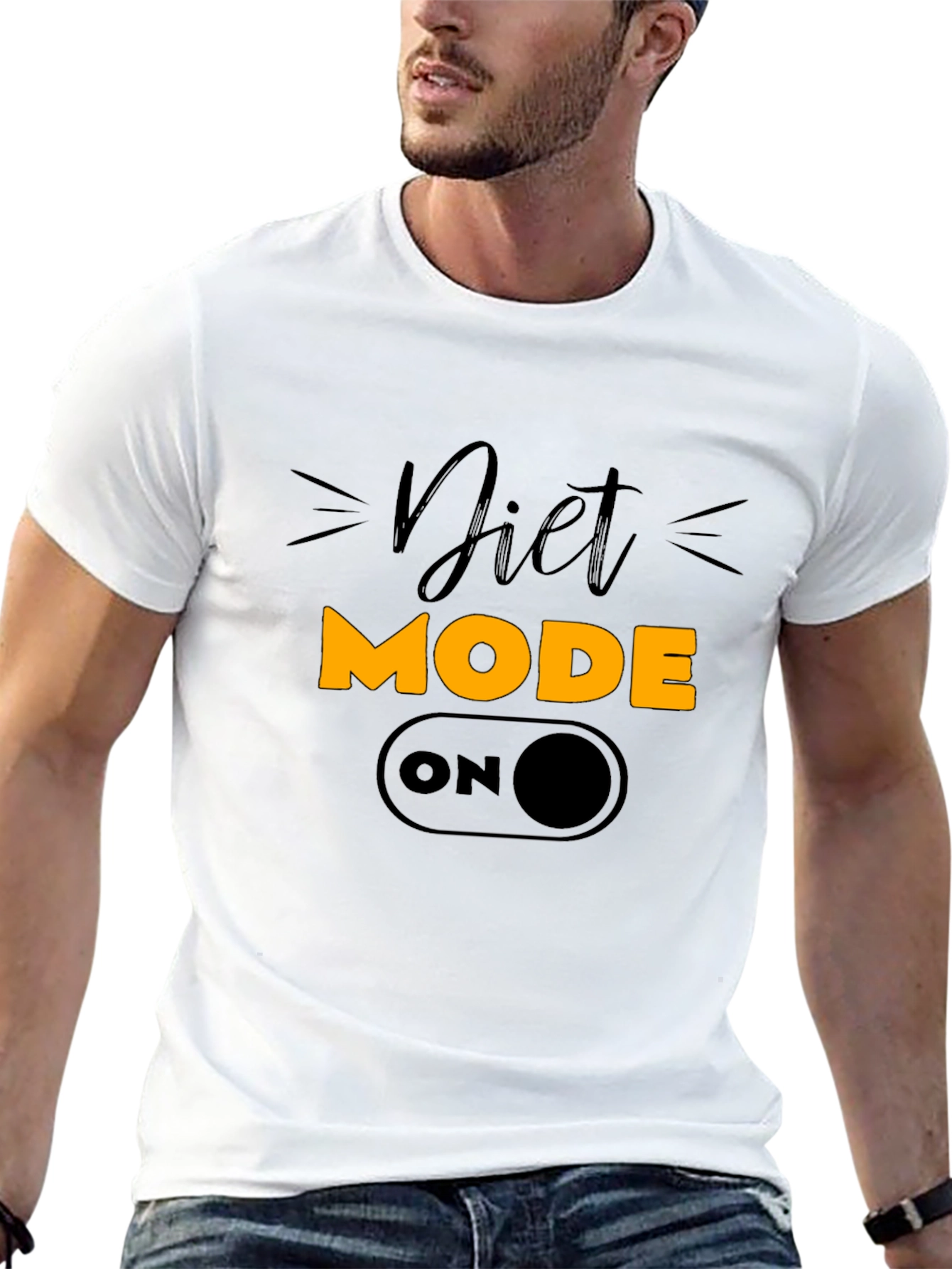 Diet Mode On T-Shirt Fitness Apparel