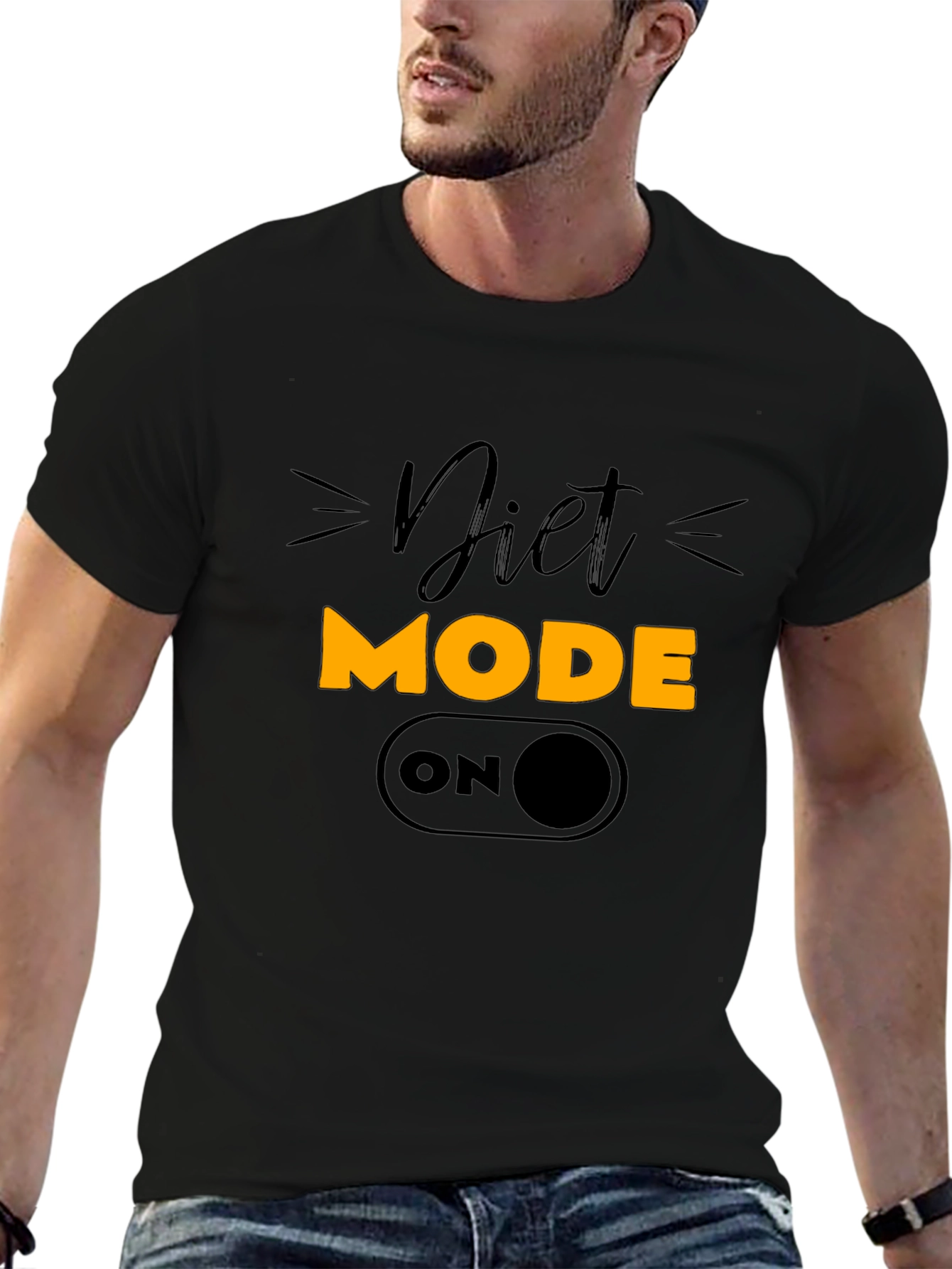 Diet Mode On T-Shirt Fitness Apparel